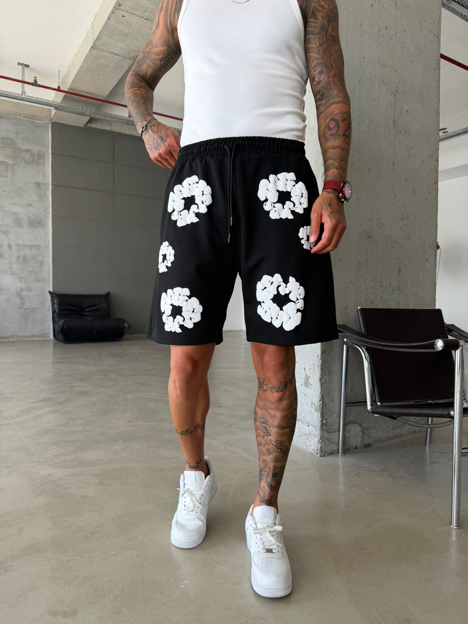 Bloom Shorts - Siyah