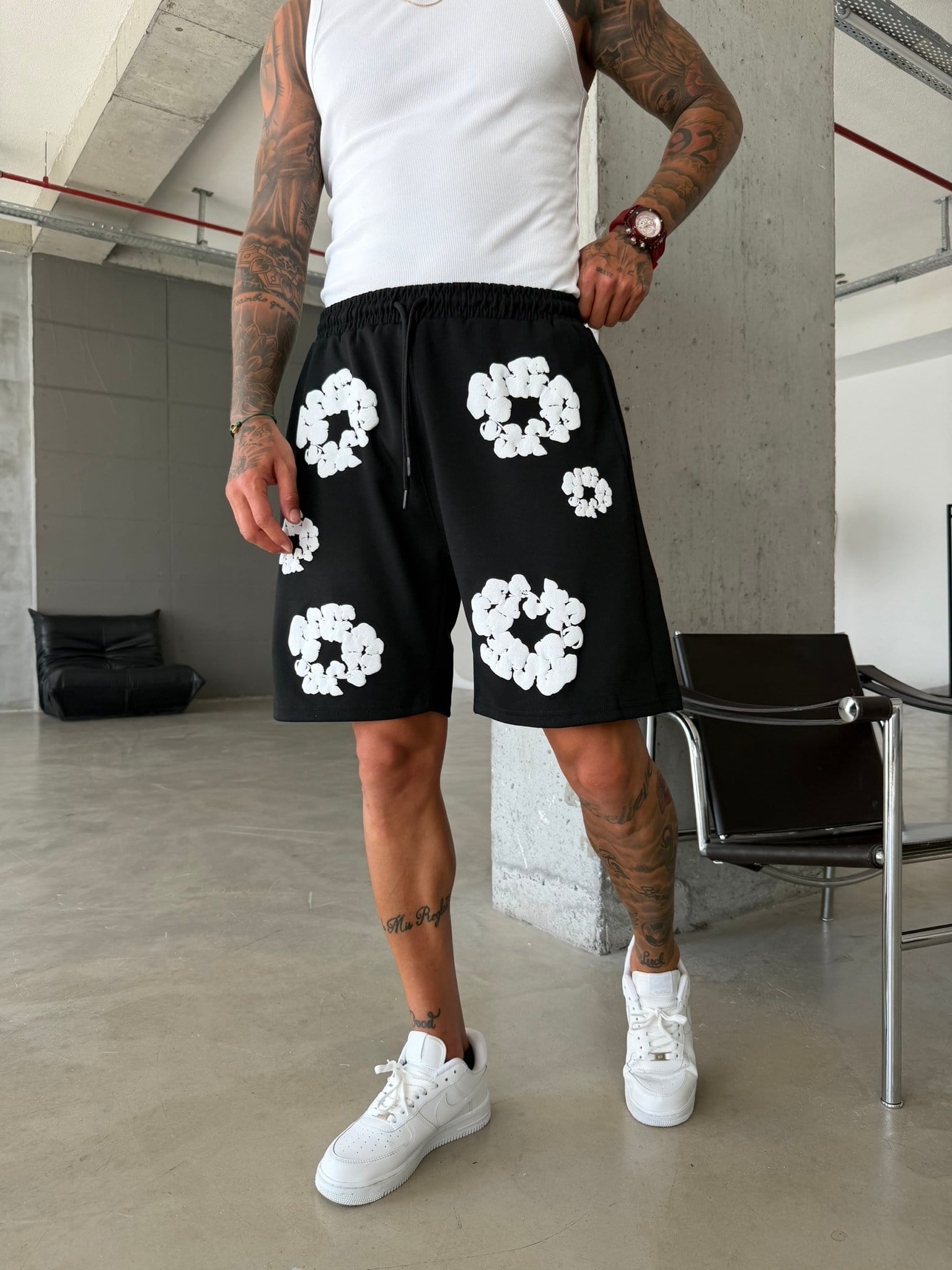 Bloom Shorts - Siyah