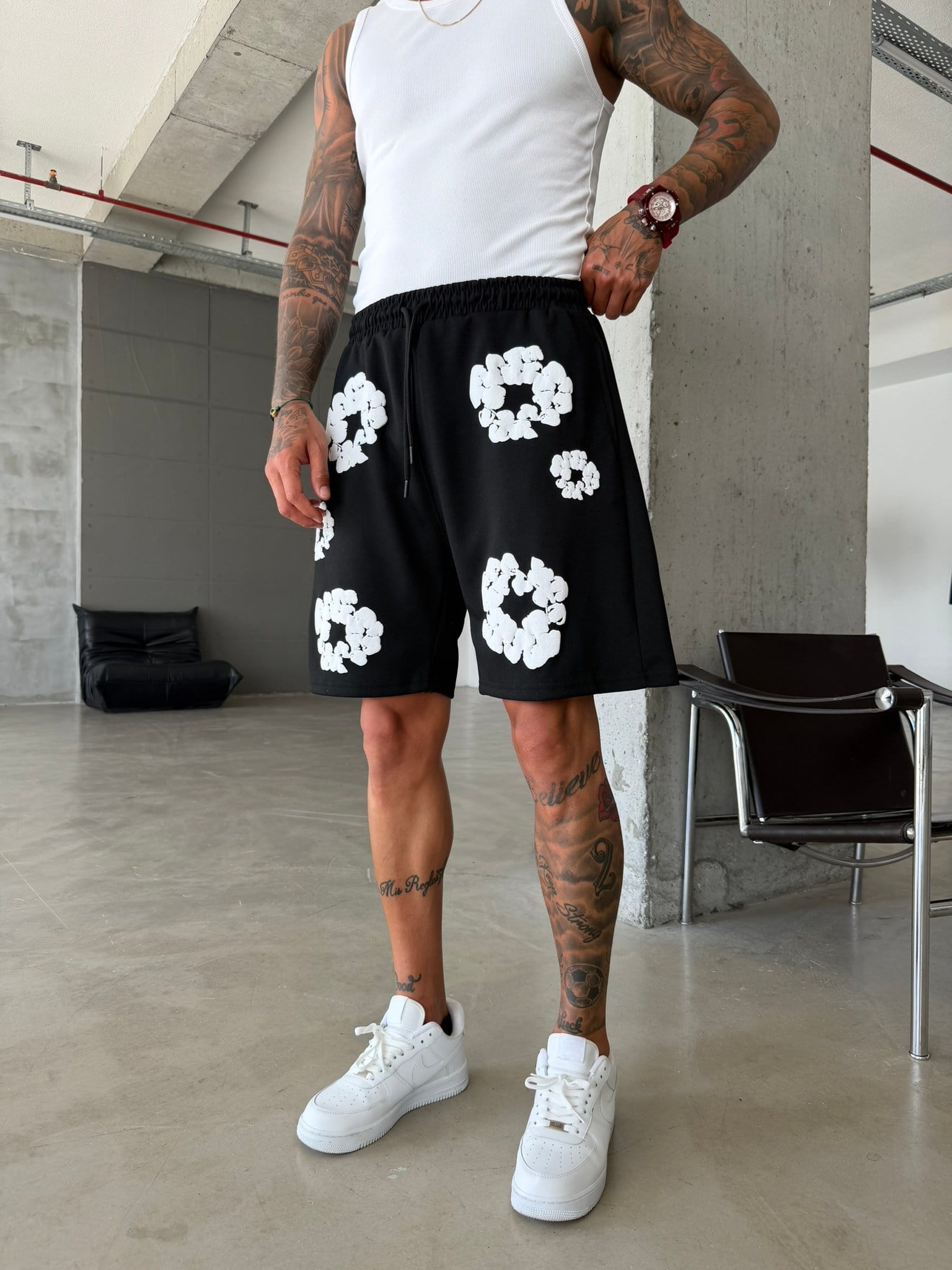 Bloom Shorts - Siyah