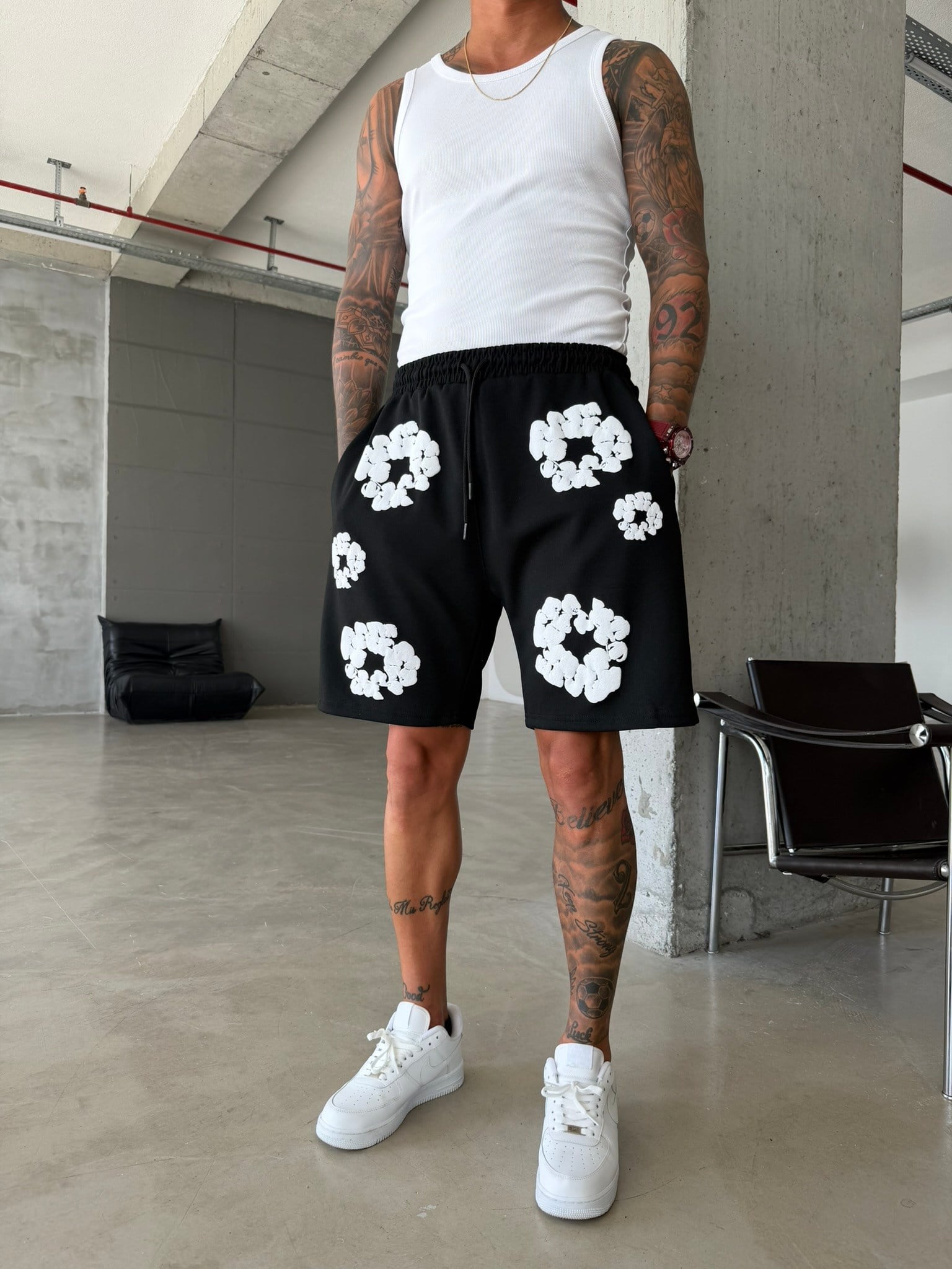 Bloom Shorts - Siyah