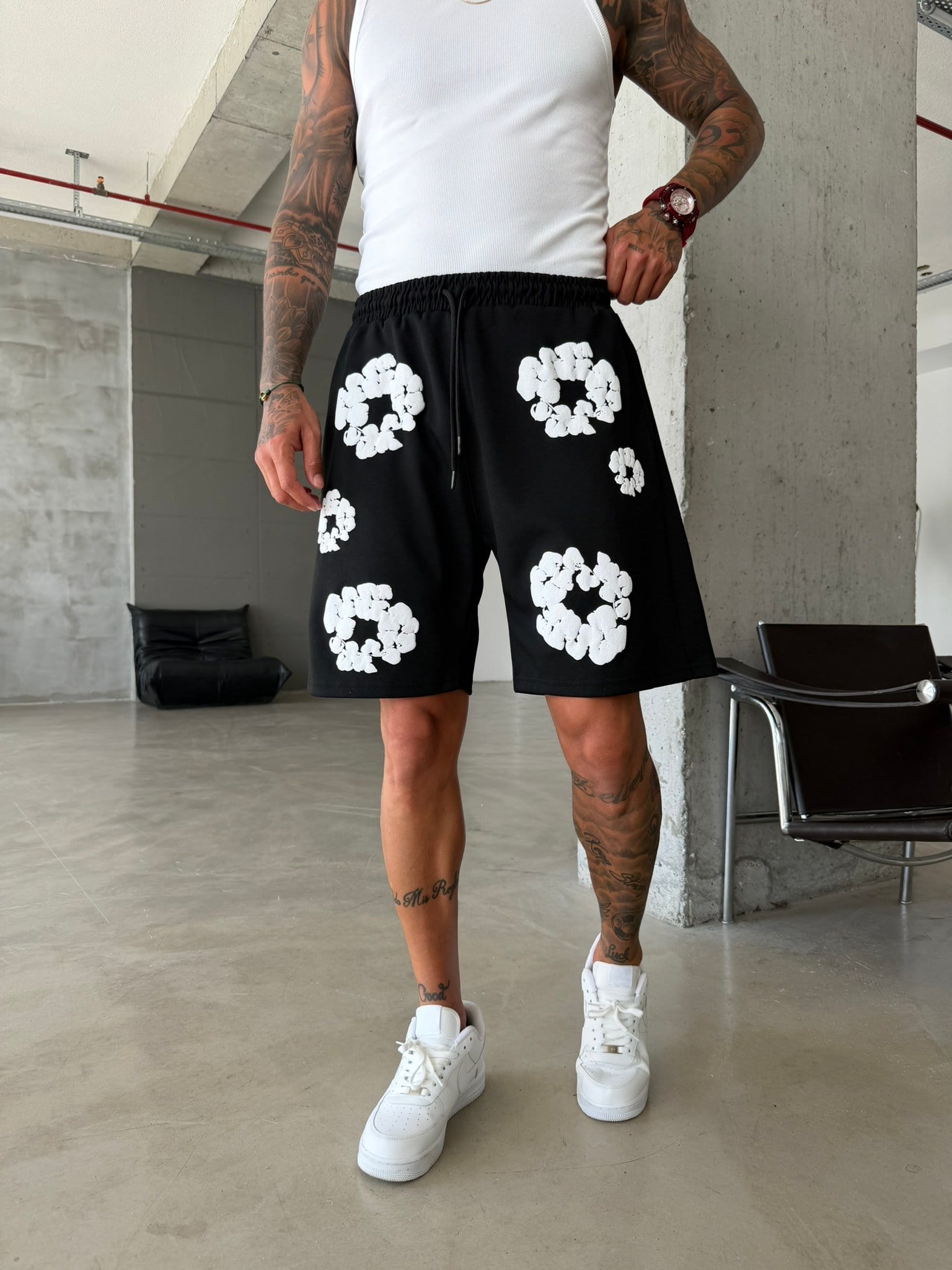 Bloom Shorts - Siyah