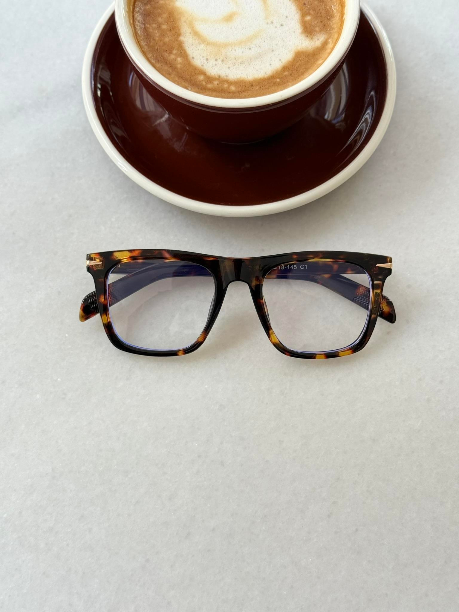 Bold Tortoise Leopar Desen Gözlük - Kahve