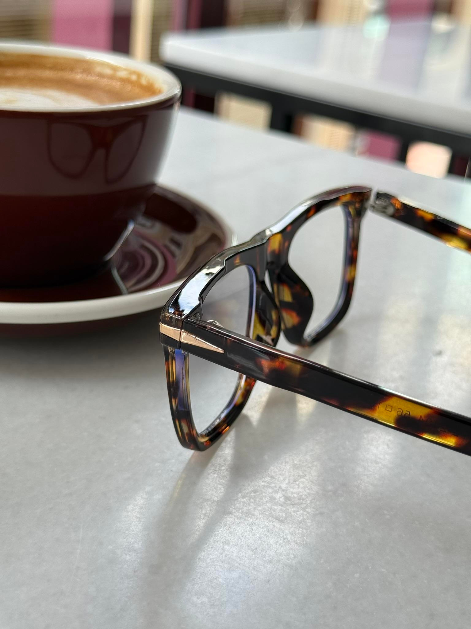 Bold Tortoise Leopar Desen Gözlük - Kahve