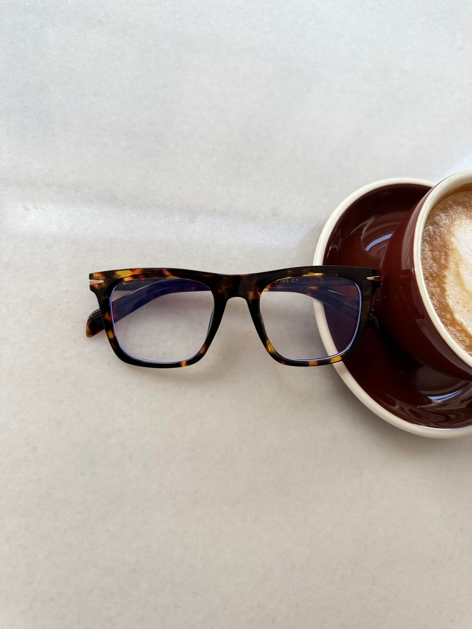 Bold Tortoise Leopar Desen Gözlük - Kahve