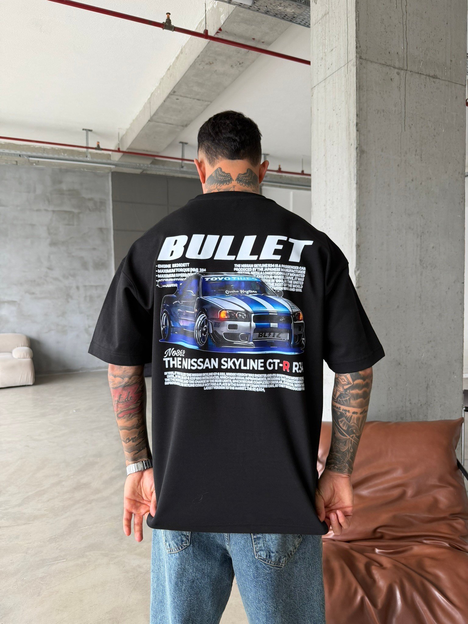 Bullet 362 Dessing T-Shirt - Mavi