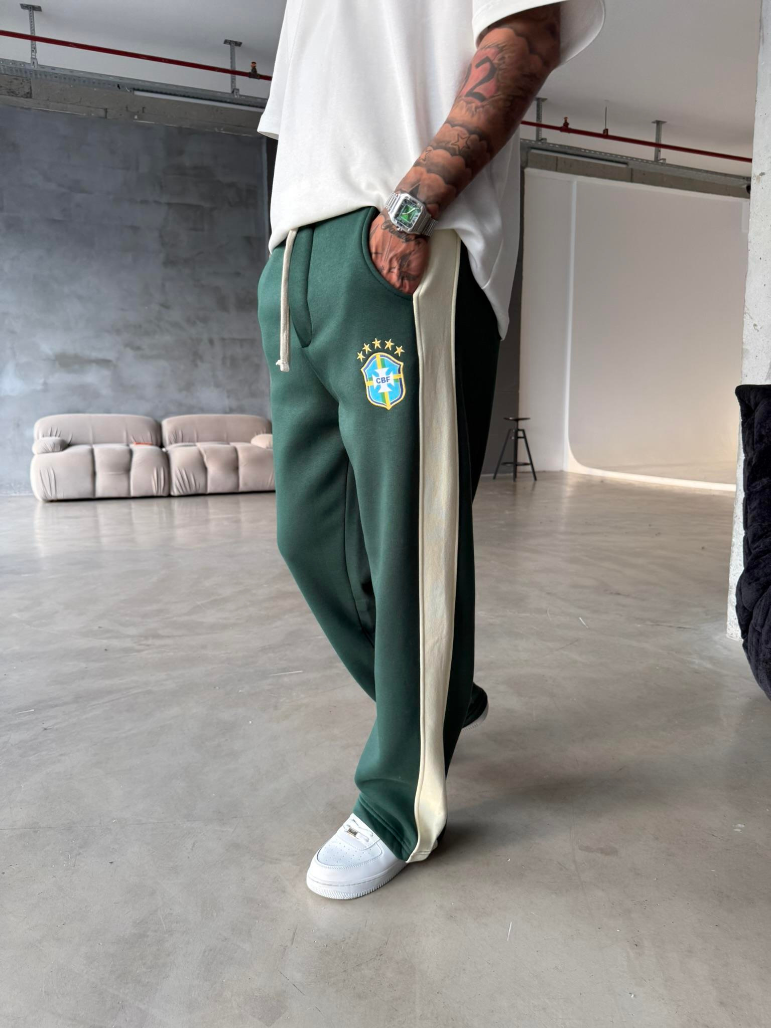 CBF Basic Baggy Premium Eşofman - Yeşil