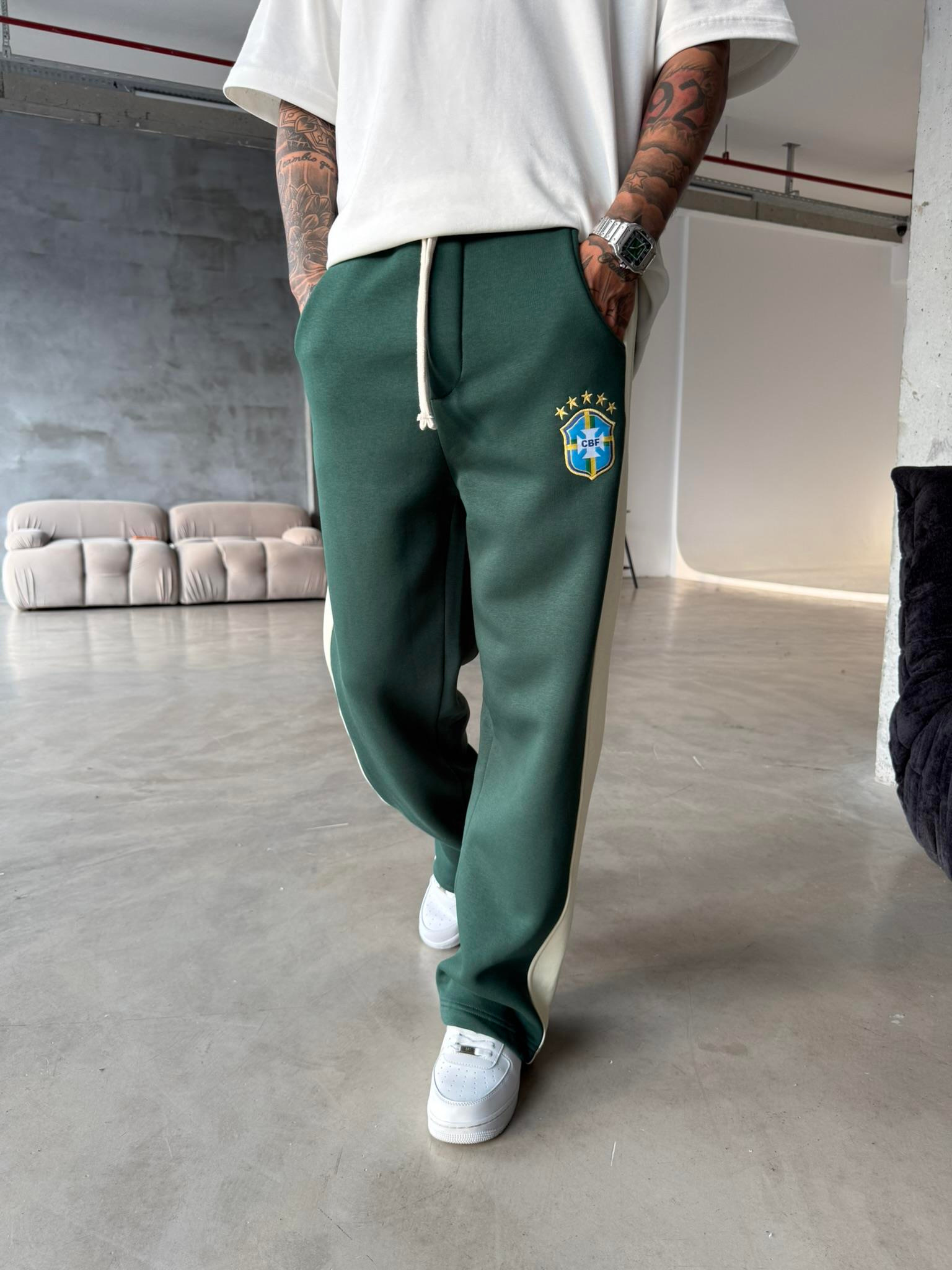 CBF Basic Baggy Premium Eşofman - Yeşil