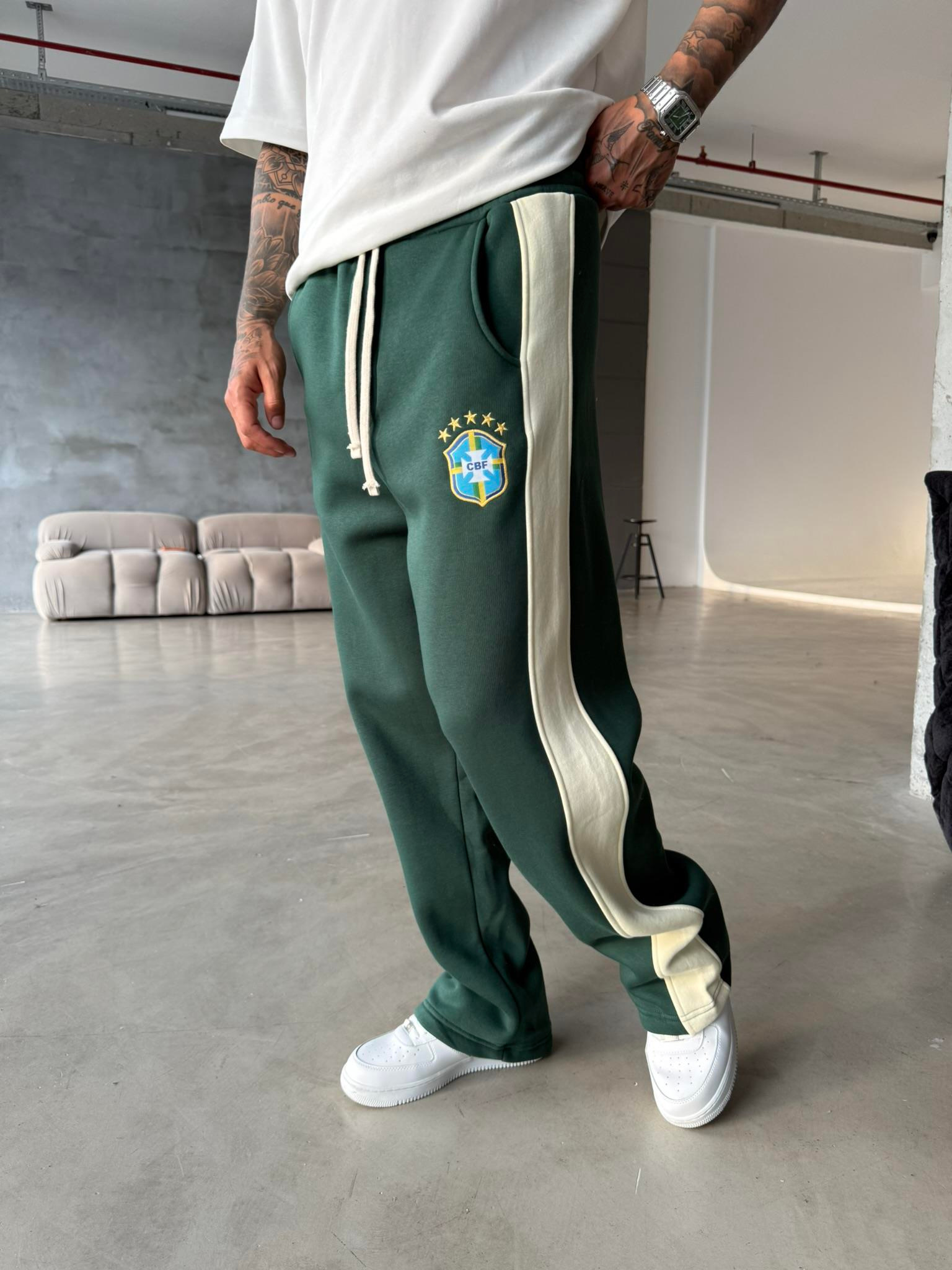 CBF Basic Baggy Premium Eşofman - Yeşil