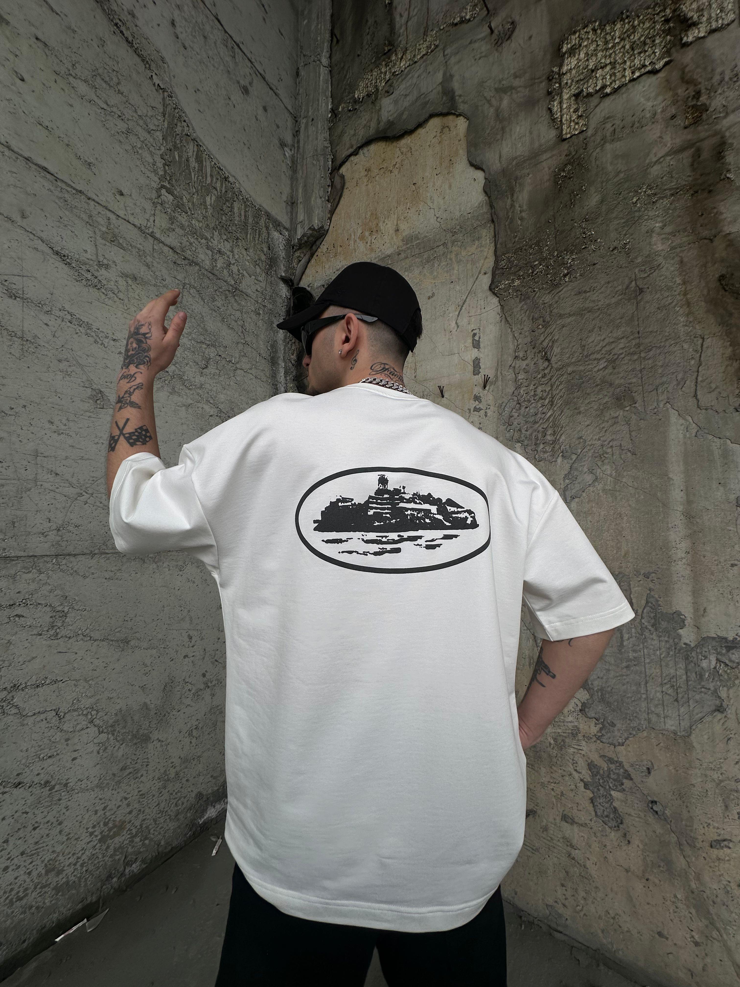 Cortez Oversize T-Shirt  Beyaz