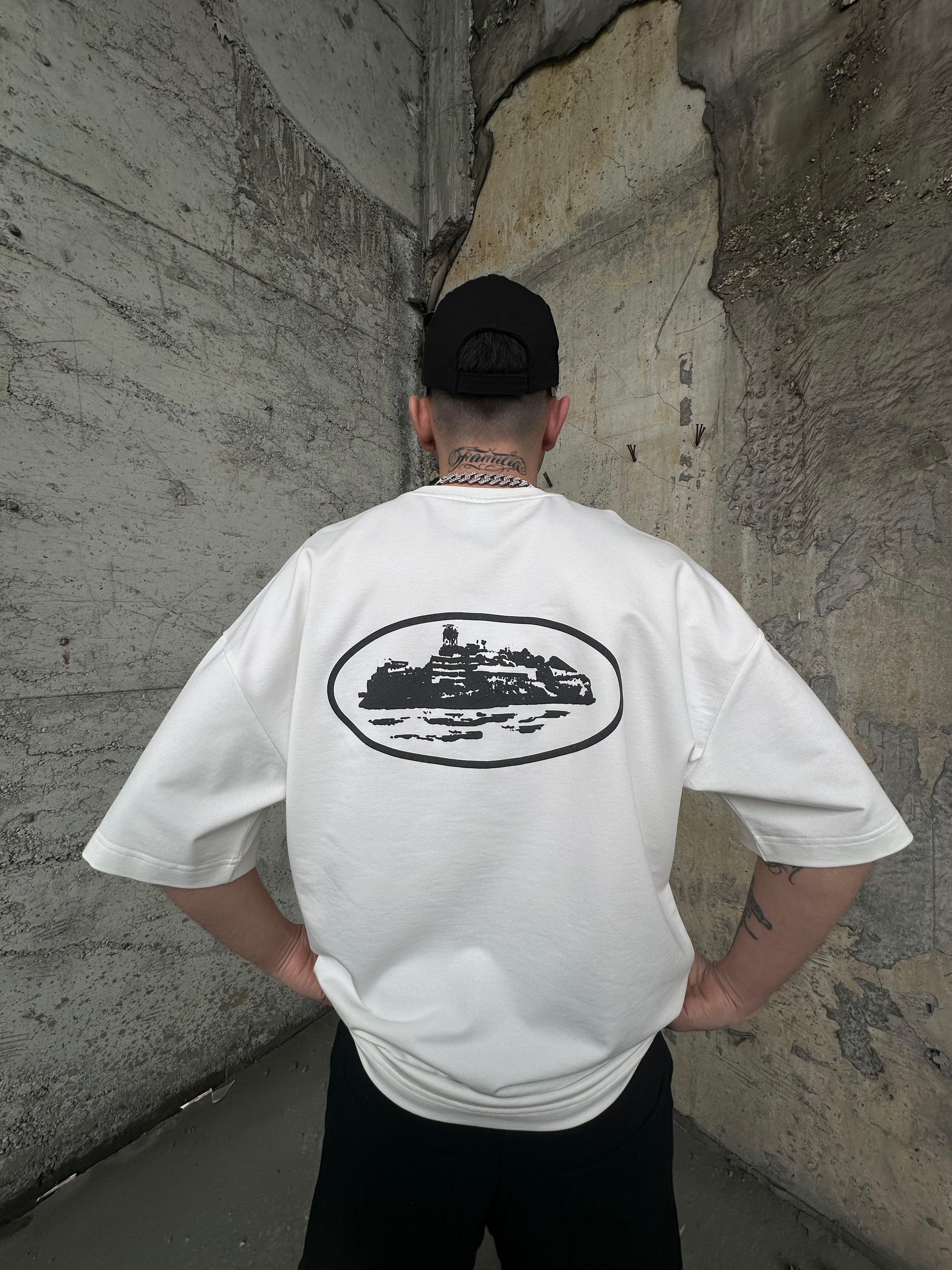 Cortez Oversize T-Shirt  Beyaz