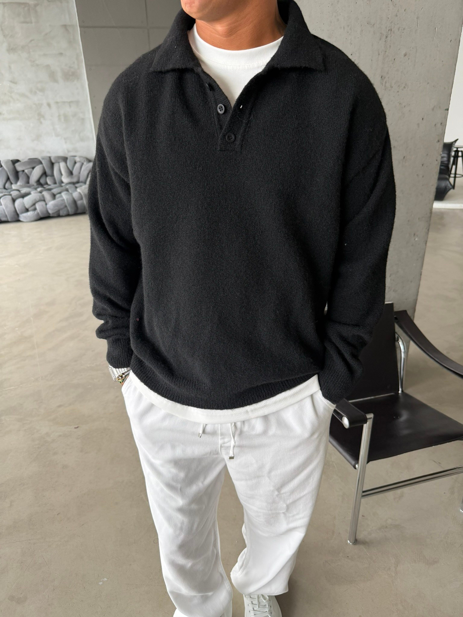 Cozy Soft Basic Premium Polo Yaka Triko
