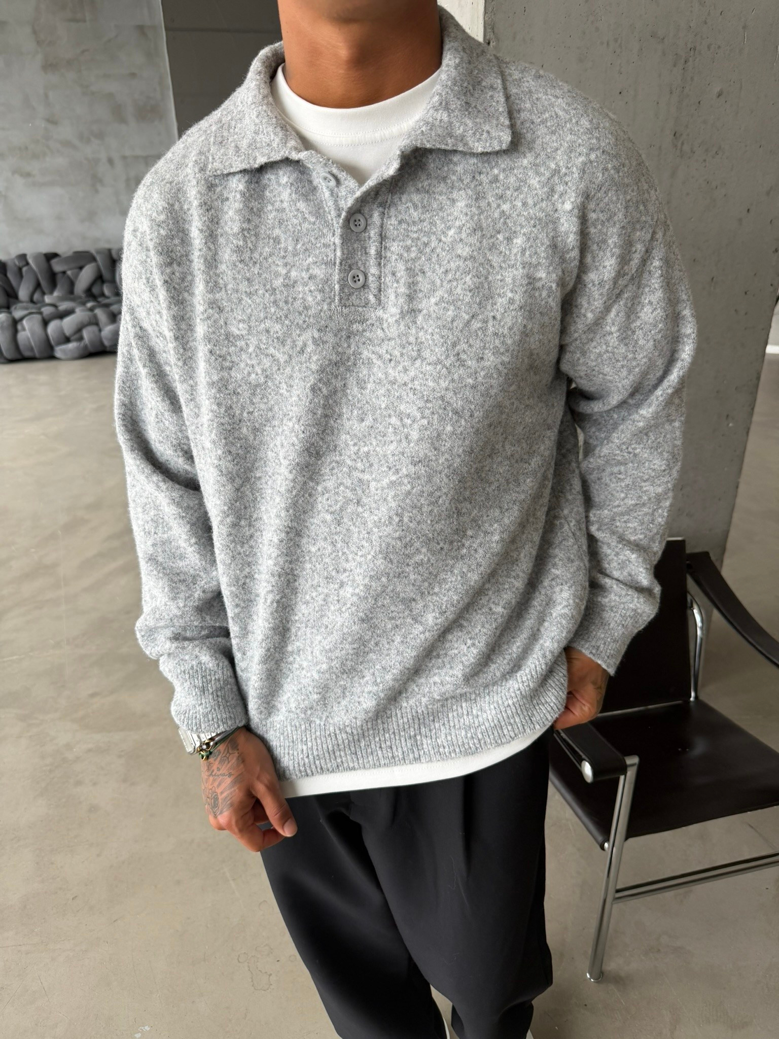 Cozy Soft Basic Premium Polo Yaka Triko