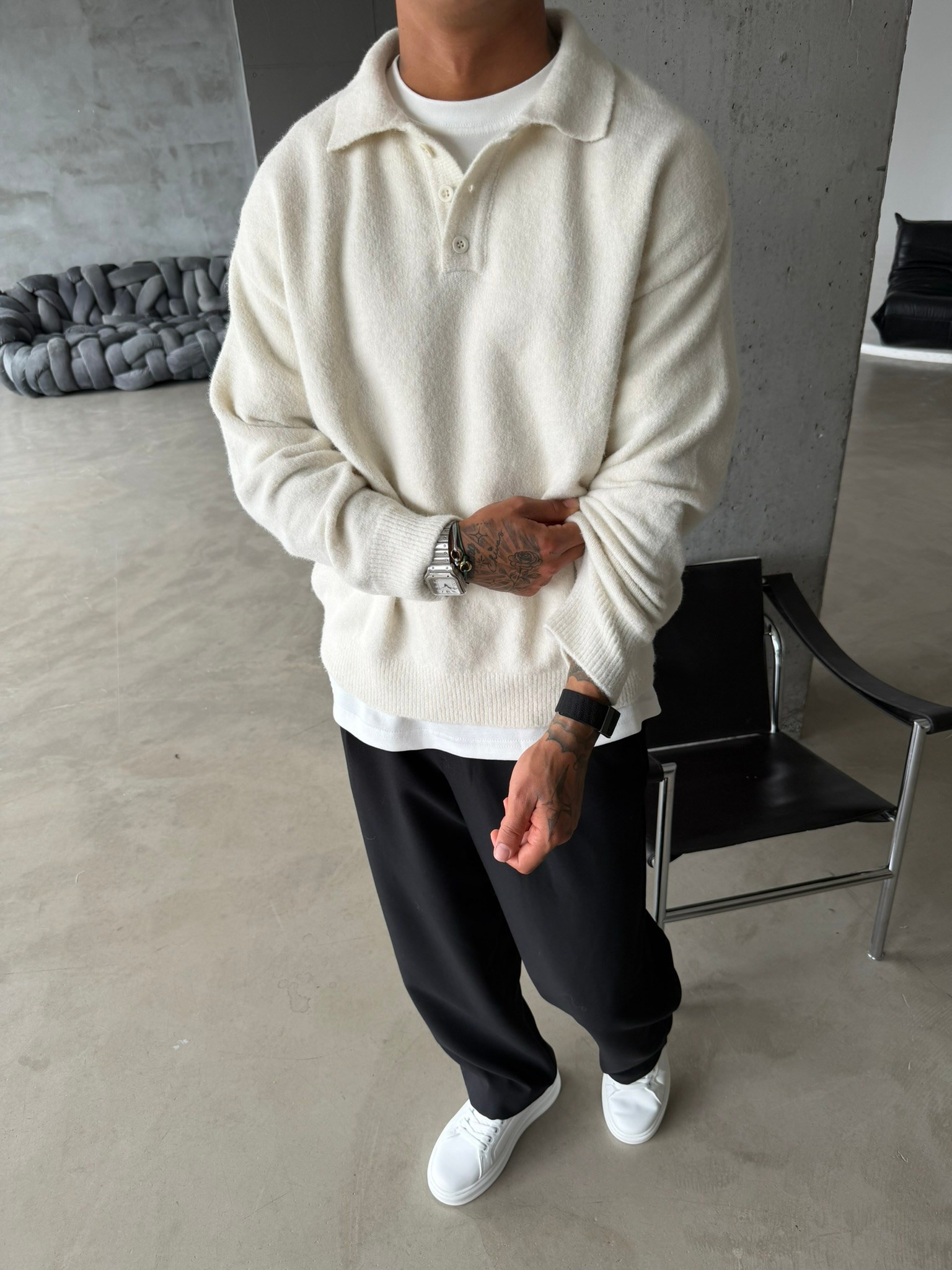 Cozy Soft Basic Premium Polo Yaka Triko