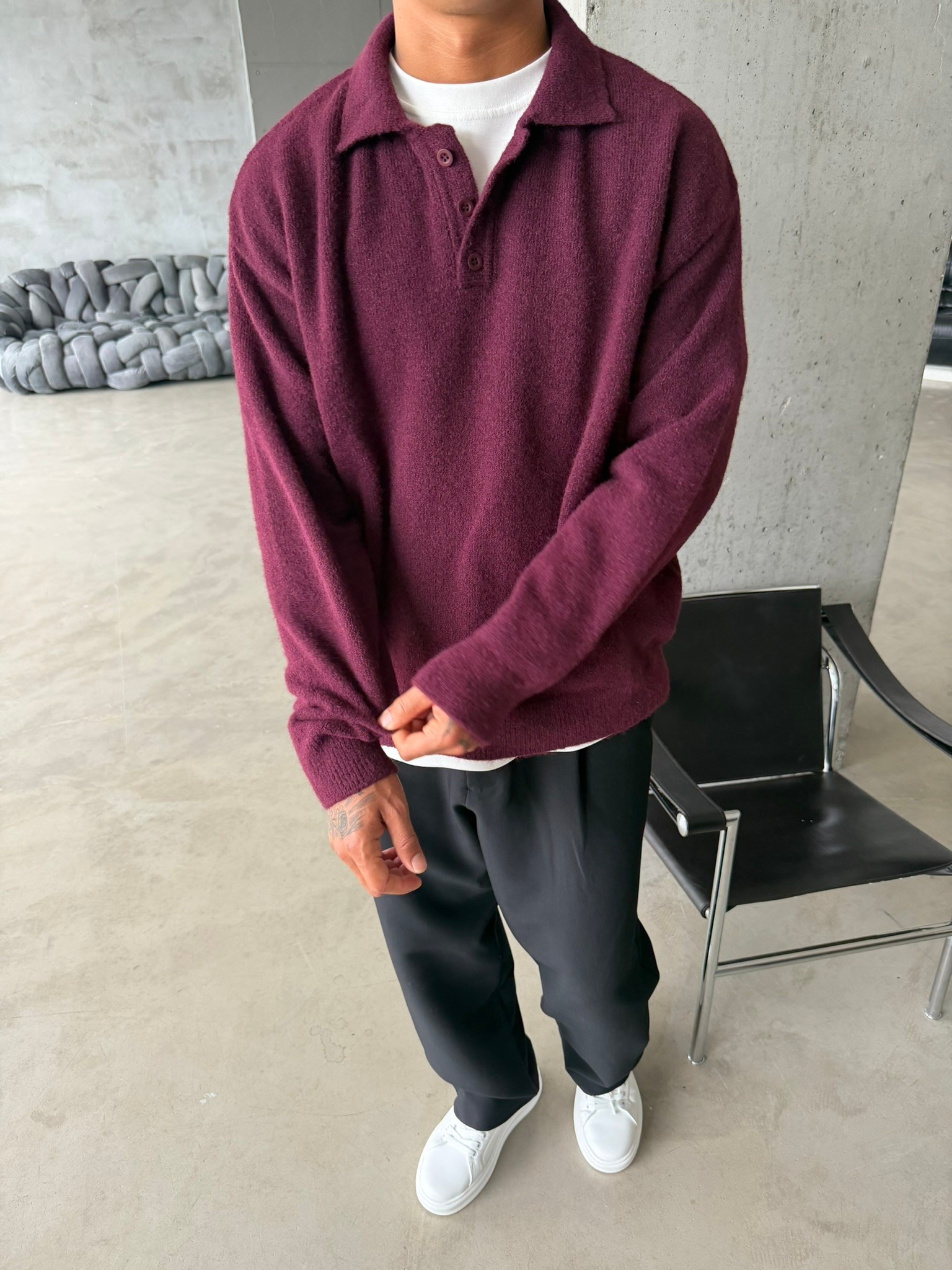 Cozy Soft Basic Premium Polo Yaka Triko