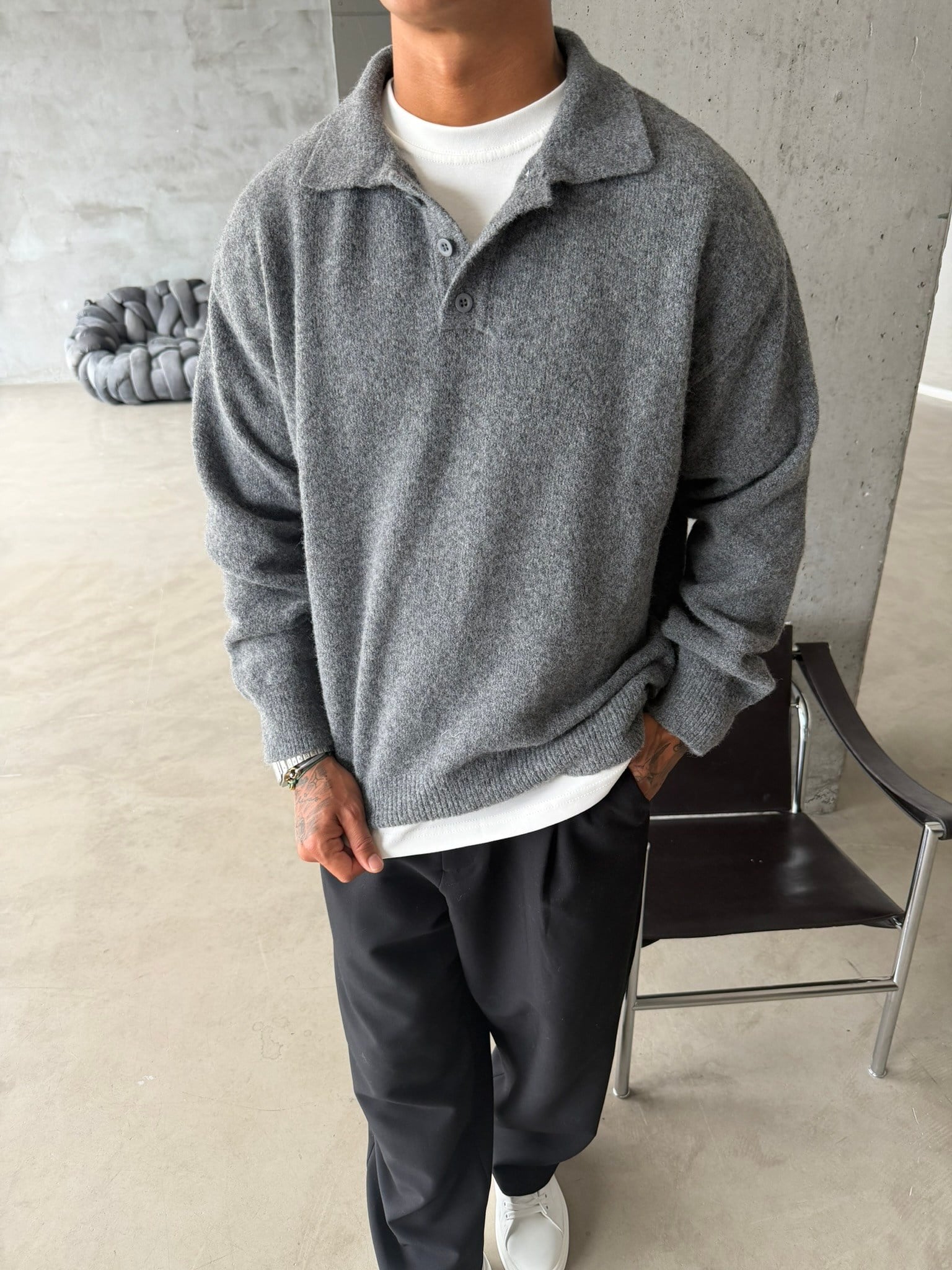 Cozy Soft Basic Premium Polo Yaka Triko