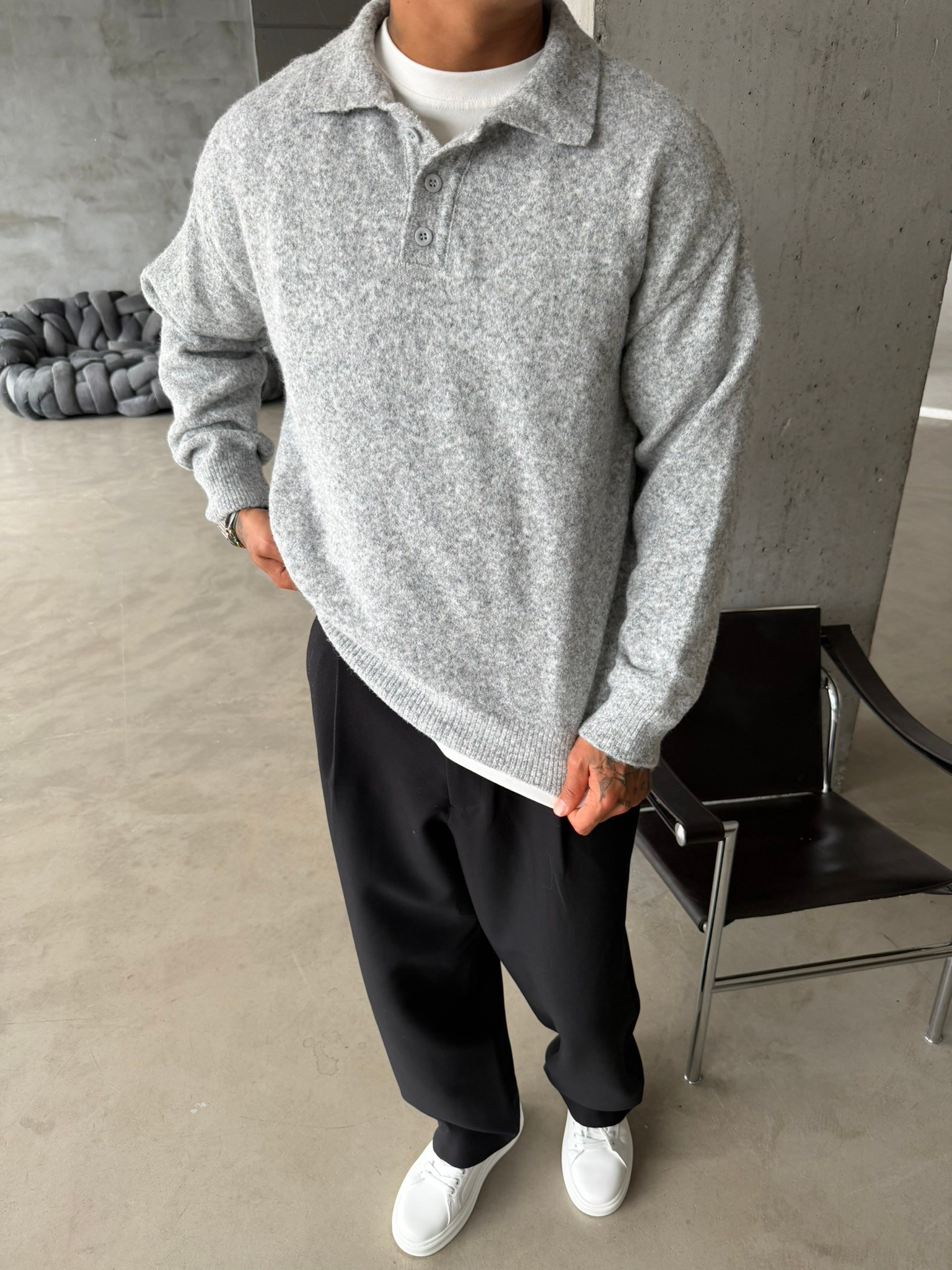 Cozy Soft Basic Premium Polo Yaka Triko