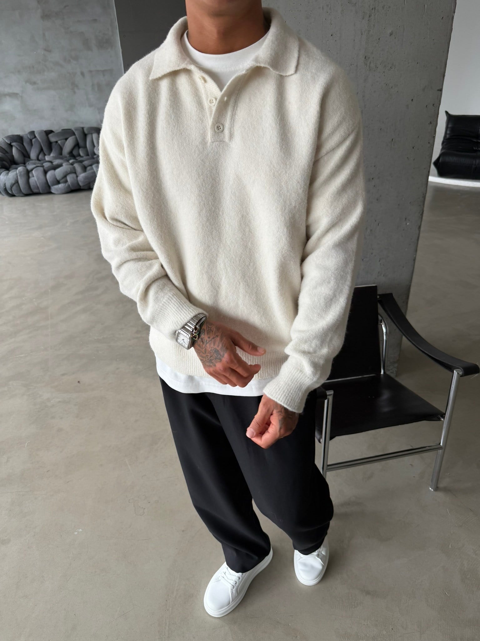 Cozy Soft Basic Premium Polo Yaka Triko