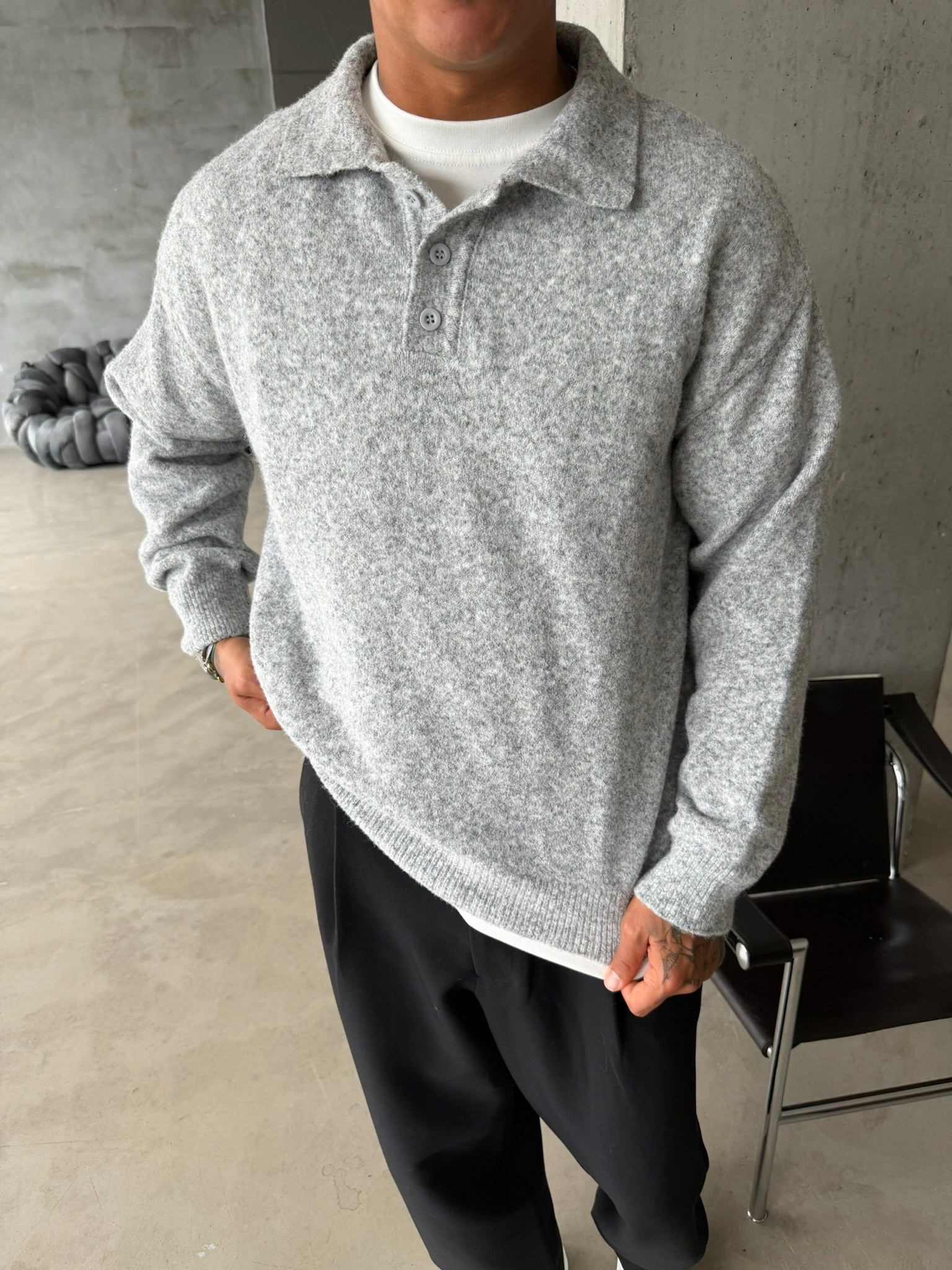 Cozy Soft Basic Premium Polo Yaka Triko