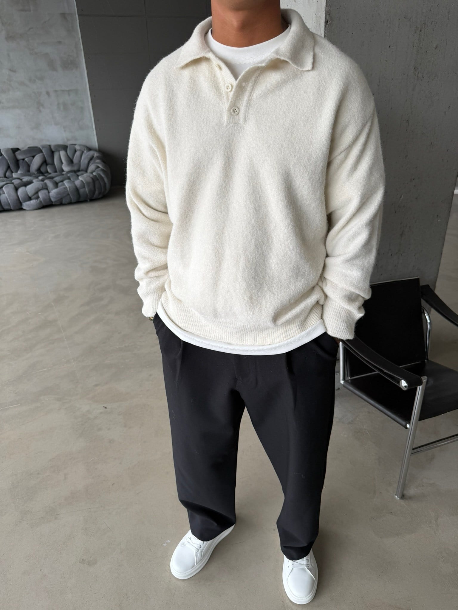 Cozy Soft Basic Premium Polo Yaka Triko