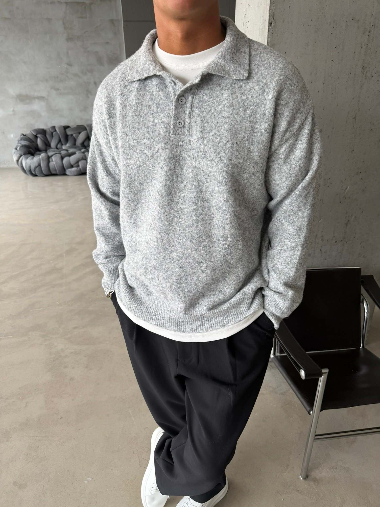 Cozy Soft Basic Premium Polo Yaka Triko