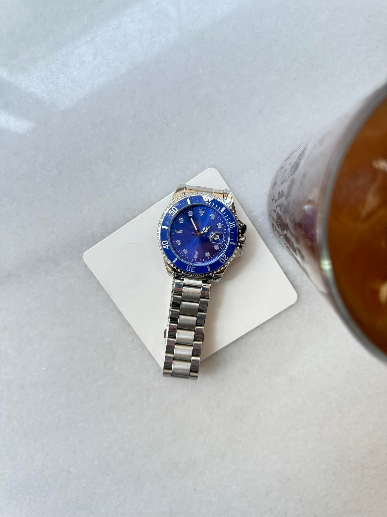 Deep Blue Sport  Çelik Saat - Mavi