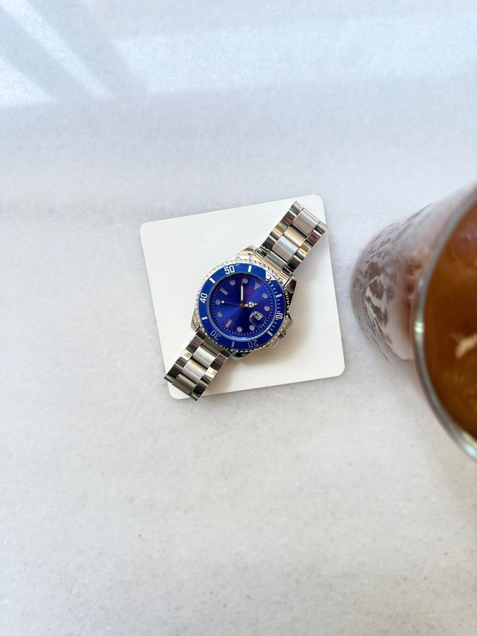 Deep Blue Sport  Çelik Saat - Mavi