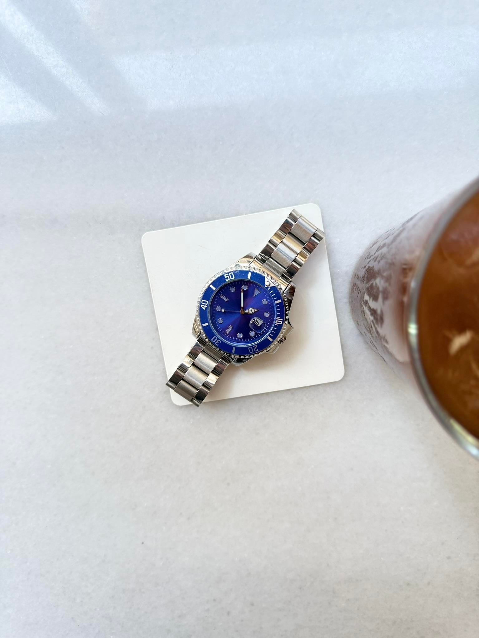 Deep Blue Sport  Çelik Saat - Mavi