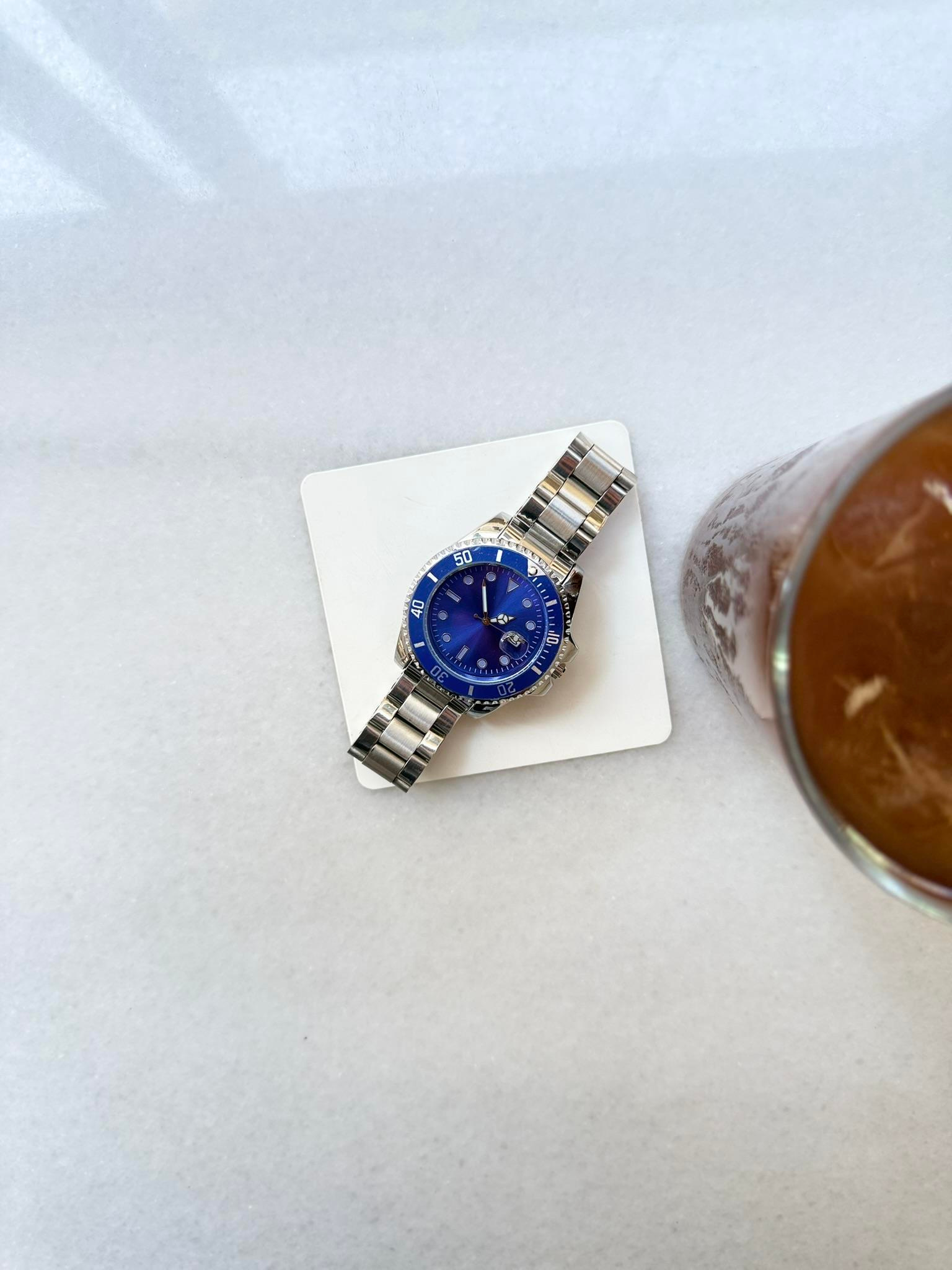 Deep Blue Sport  Çelik Saat - Mavi