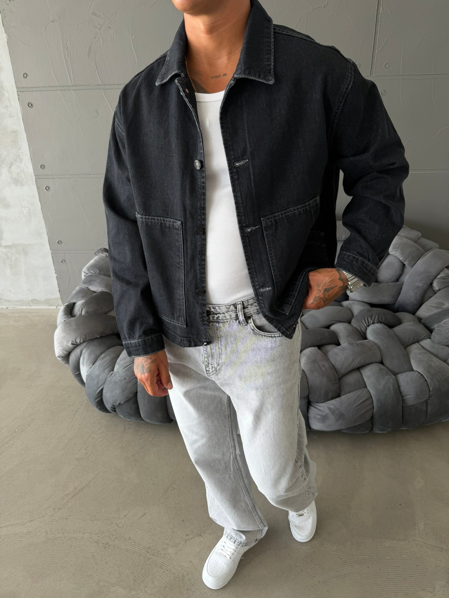 Denim Premium Kot Ceket