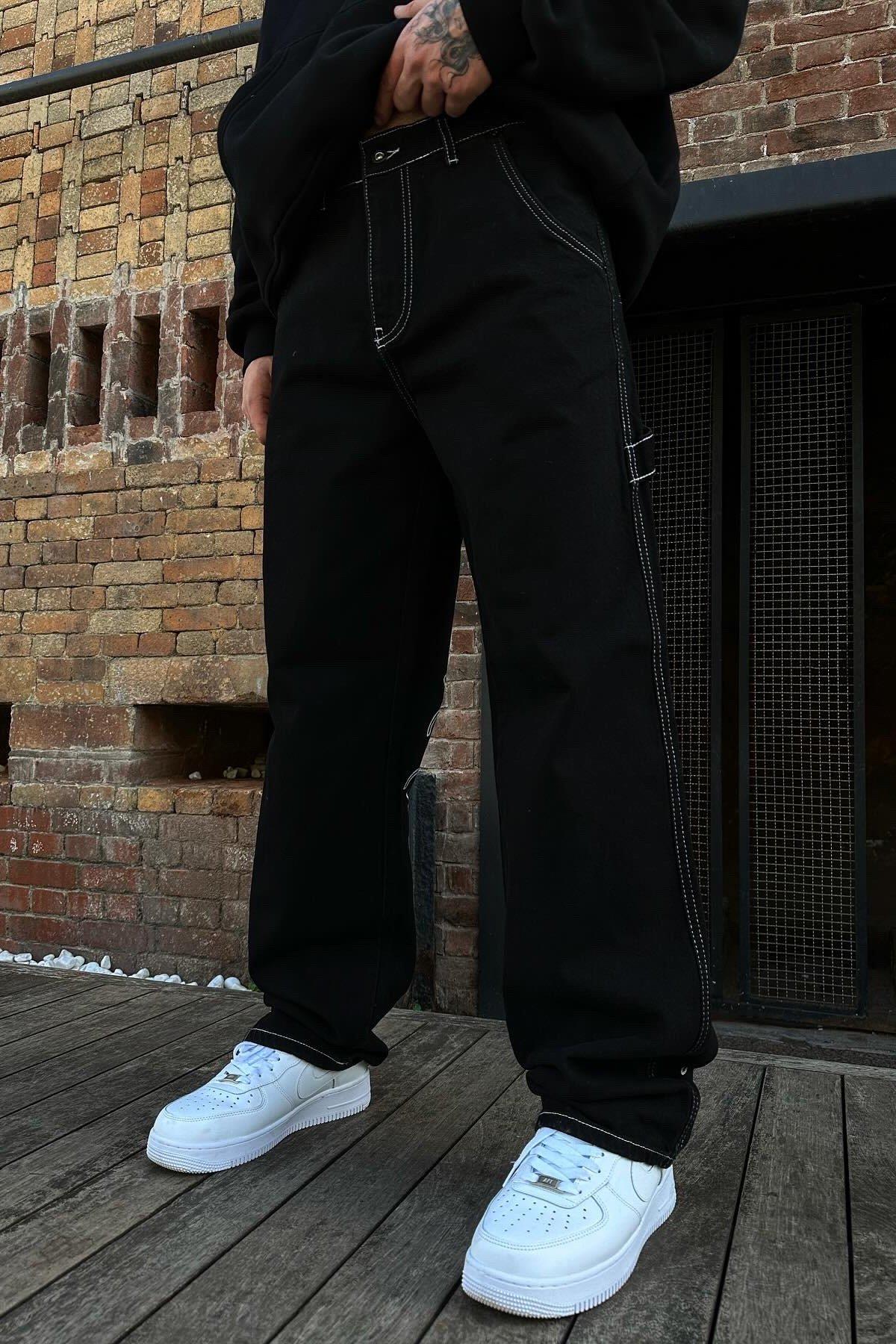 Different Yazılı Baggy Hb111 D-3 Siyah