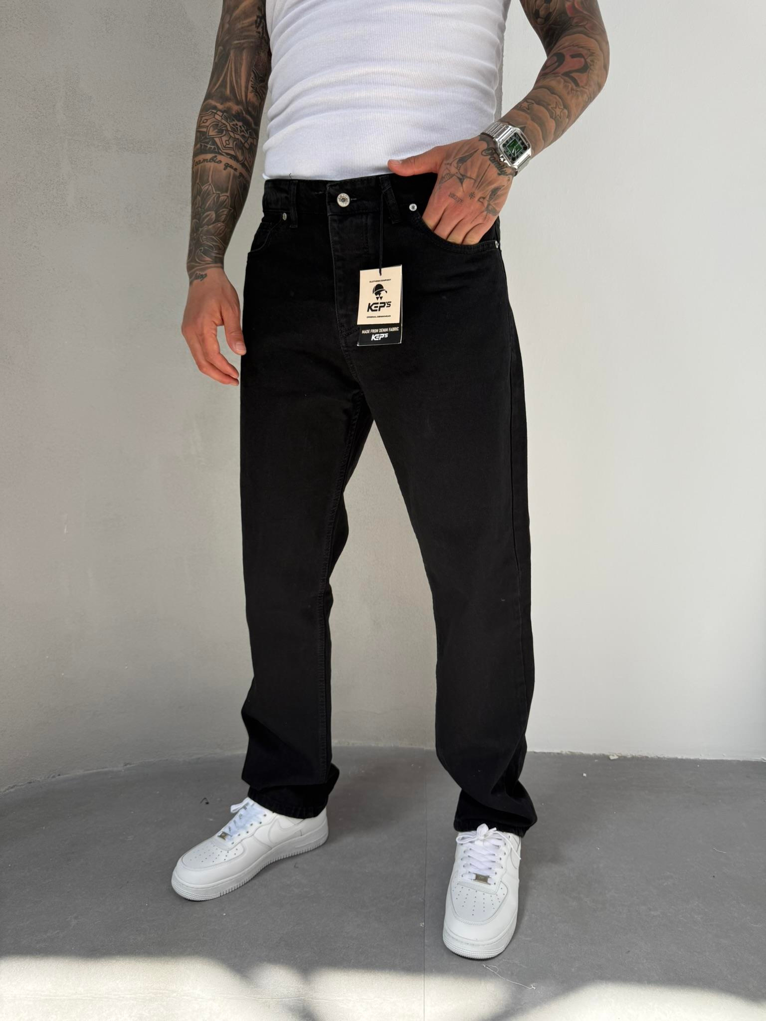 Erkek Basic Baggy Pantolon - Antrasit