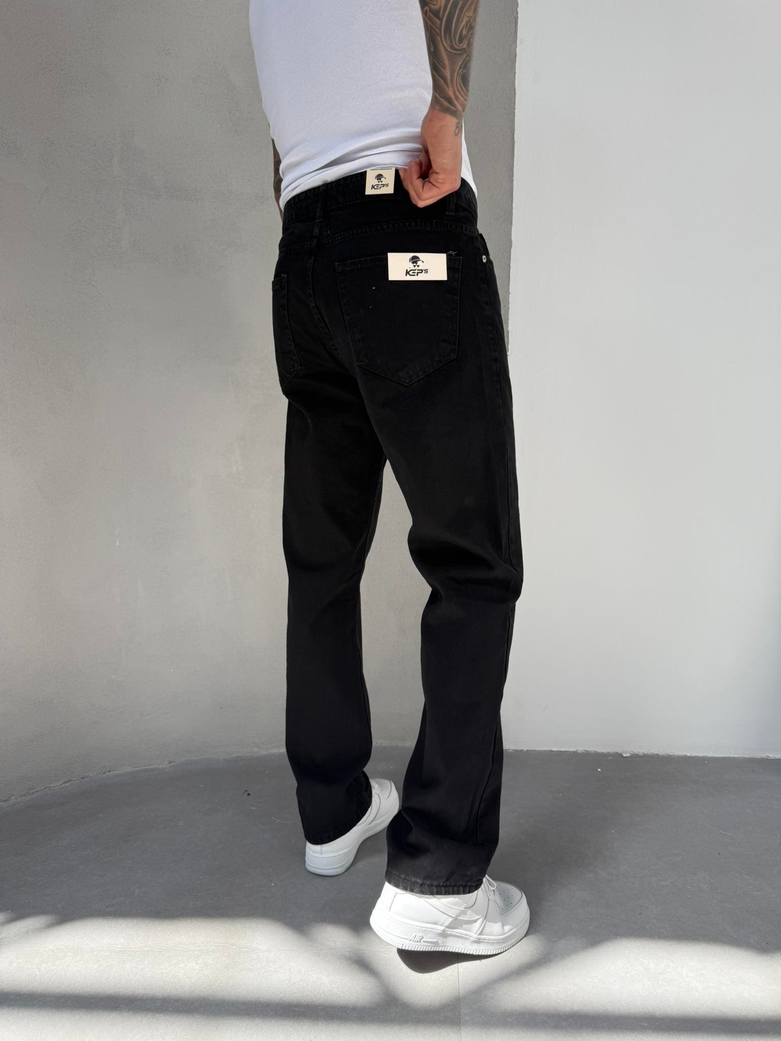 Erkek Basic Baggy Pantolon - Antrasit
