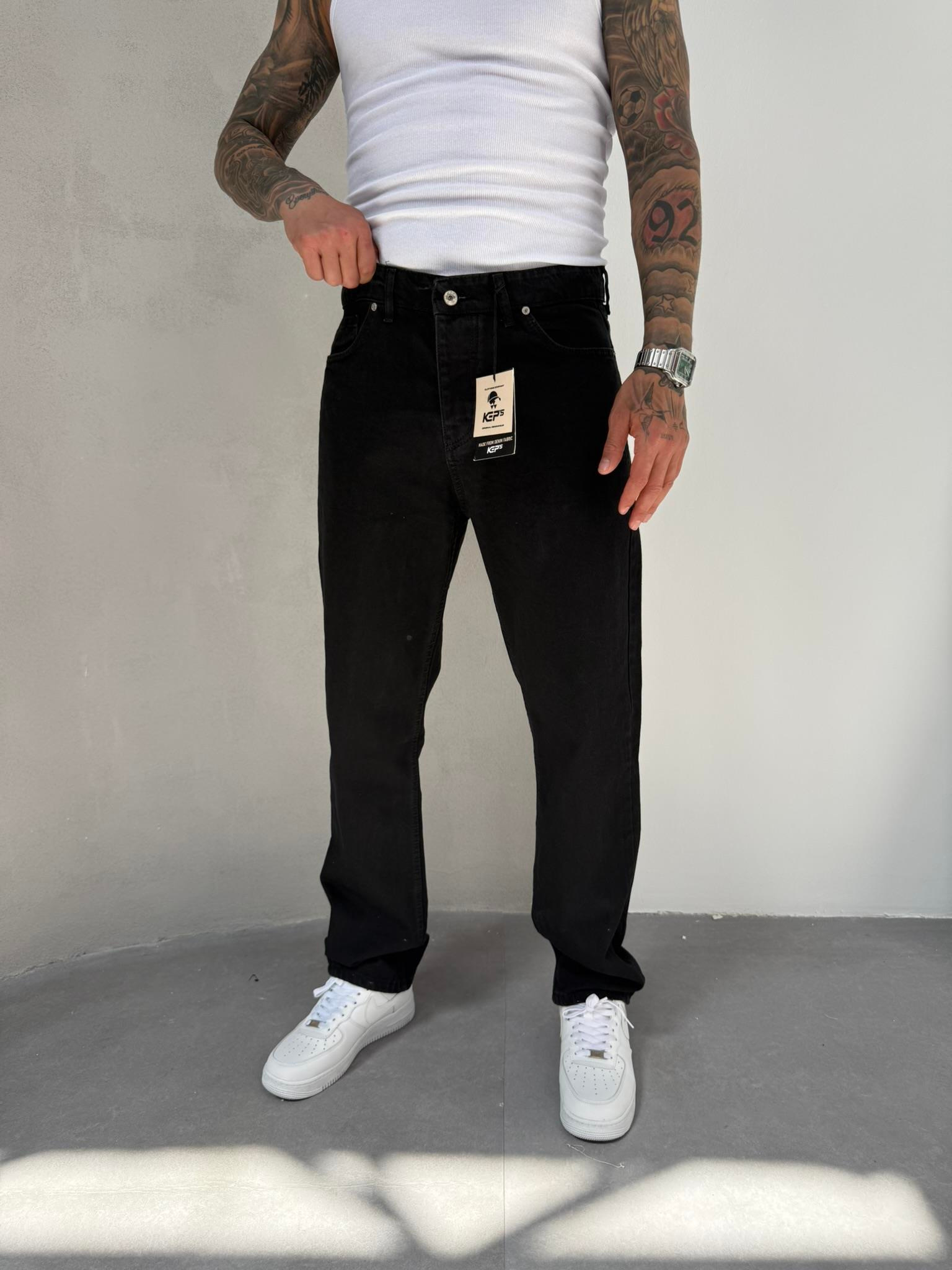 Erkek Basic Baggy Pantolon - Antrasit