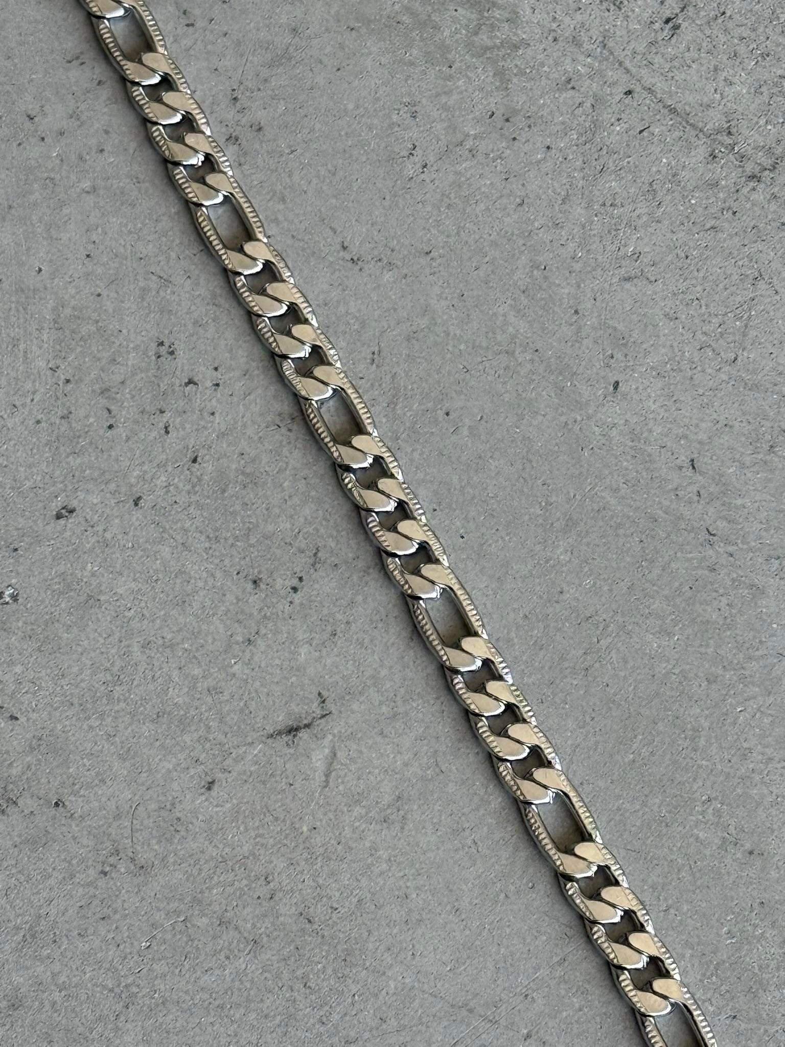 Erkek Heavy Curve Bileklik - Gümüş