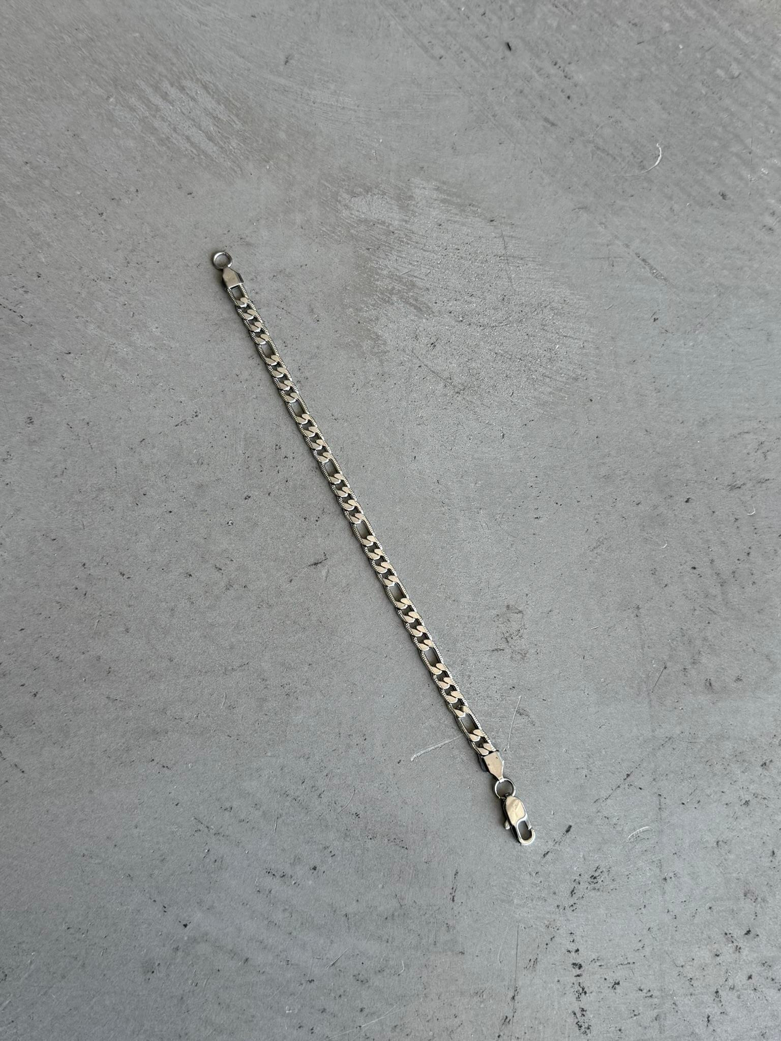 Erkek Heavy Curve Bileklik - Gümüş