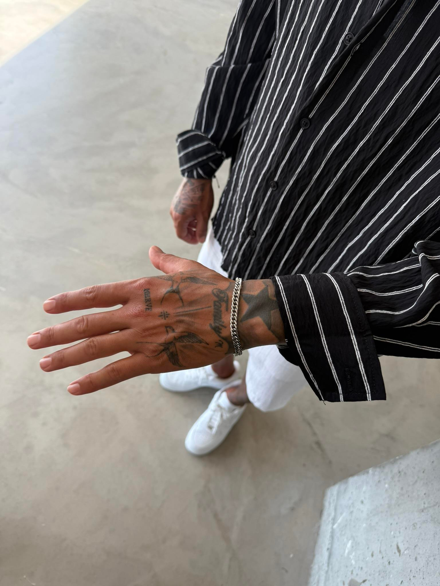 Erkek Klasik Cuban Zincir Bileklik - Gümüş