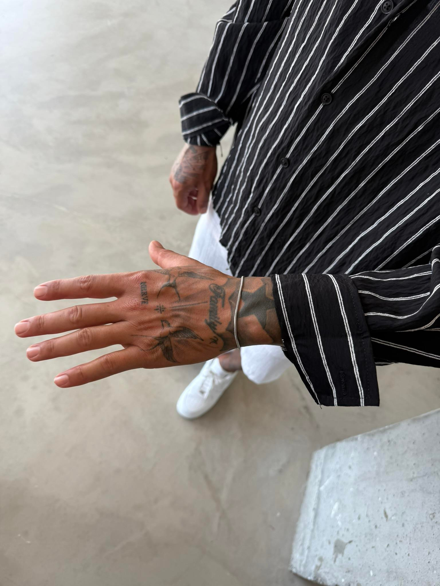 Erkek Minimal Bar Bileklik - Gümüş