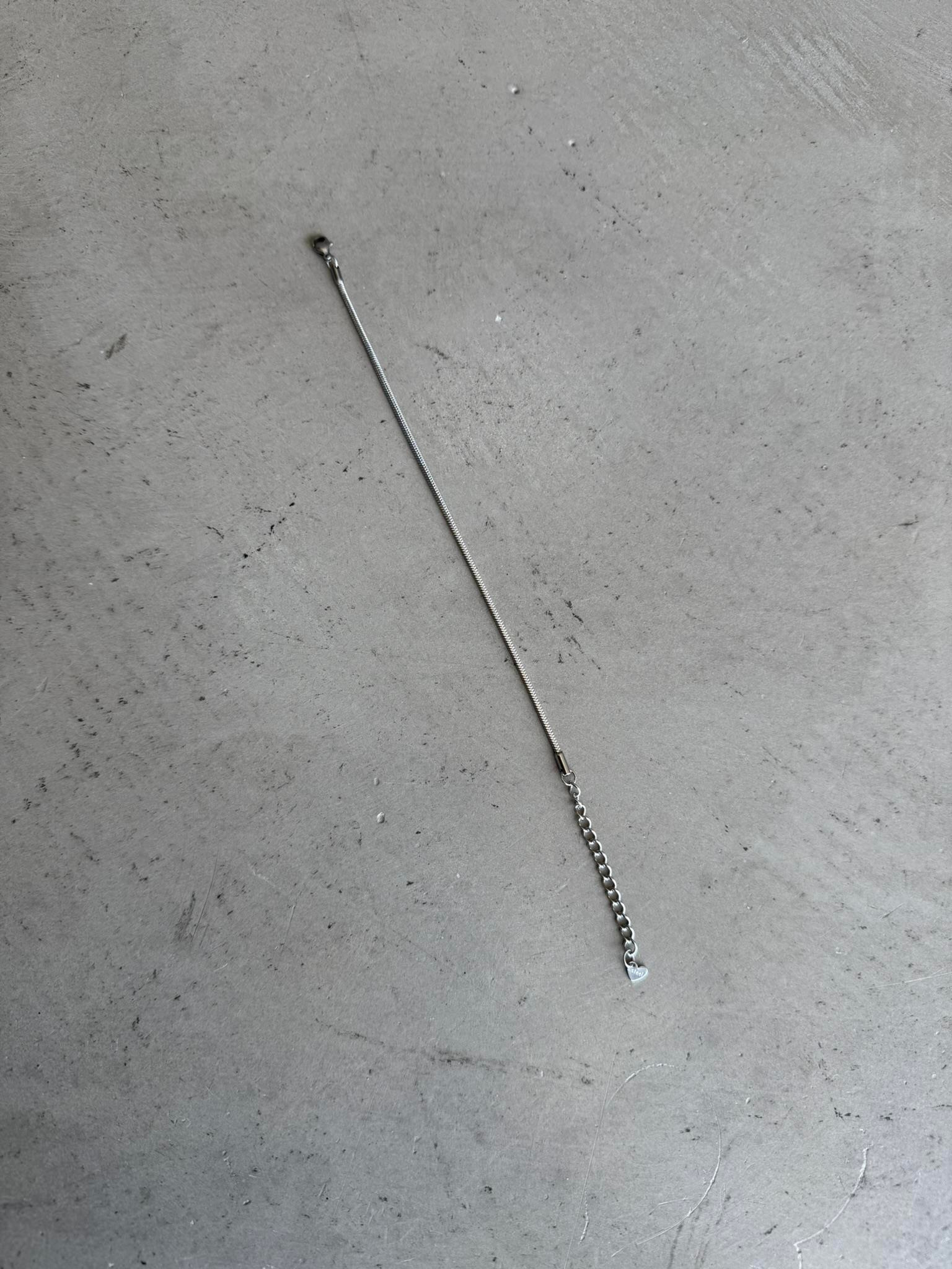 Erkek Minimal Bar Bileklik - Gümüş