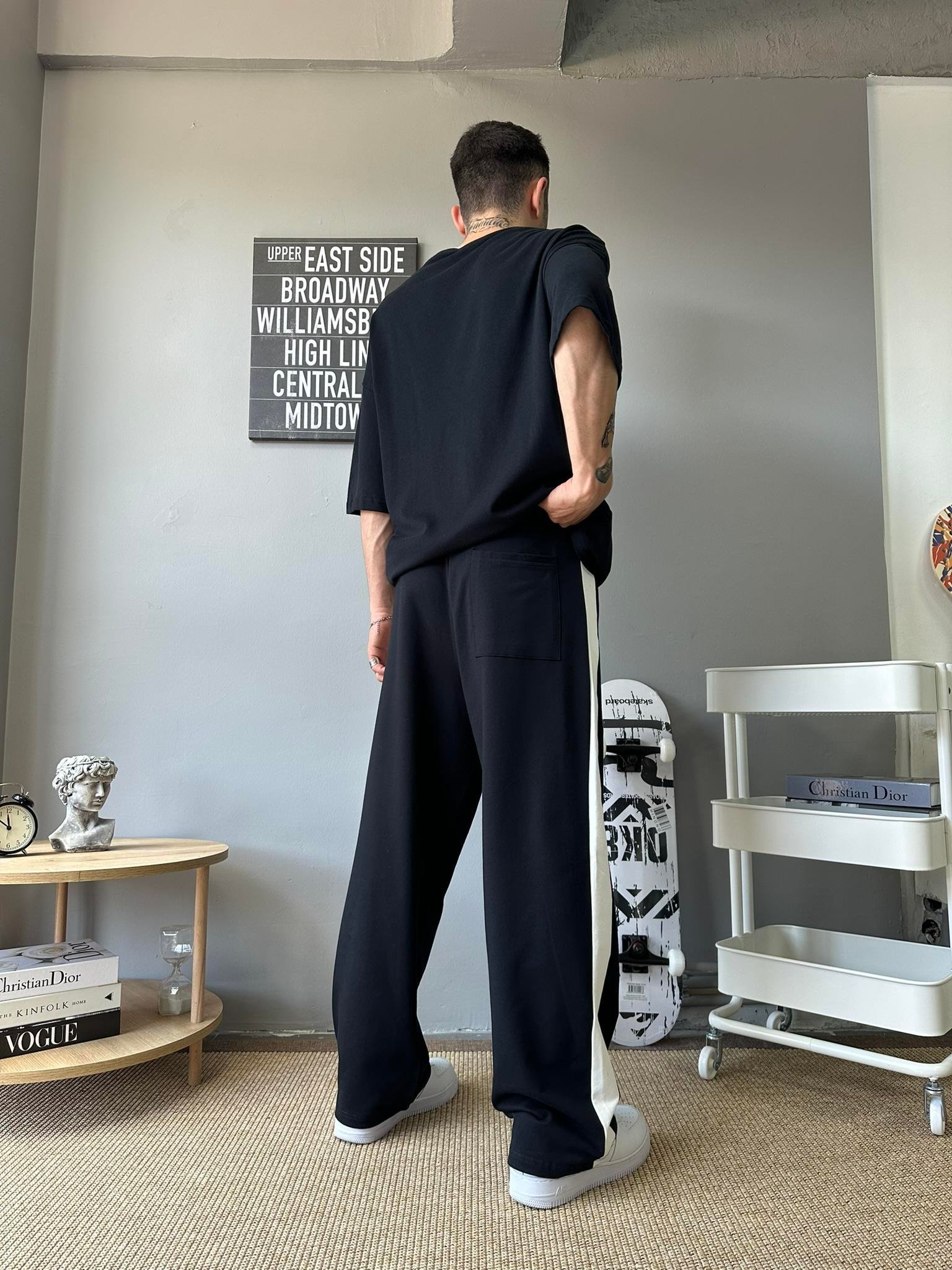 Essence Life Siyah Baggy Eşofman Altı - Siyah