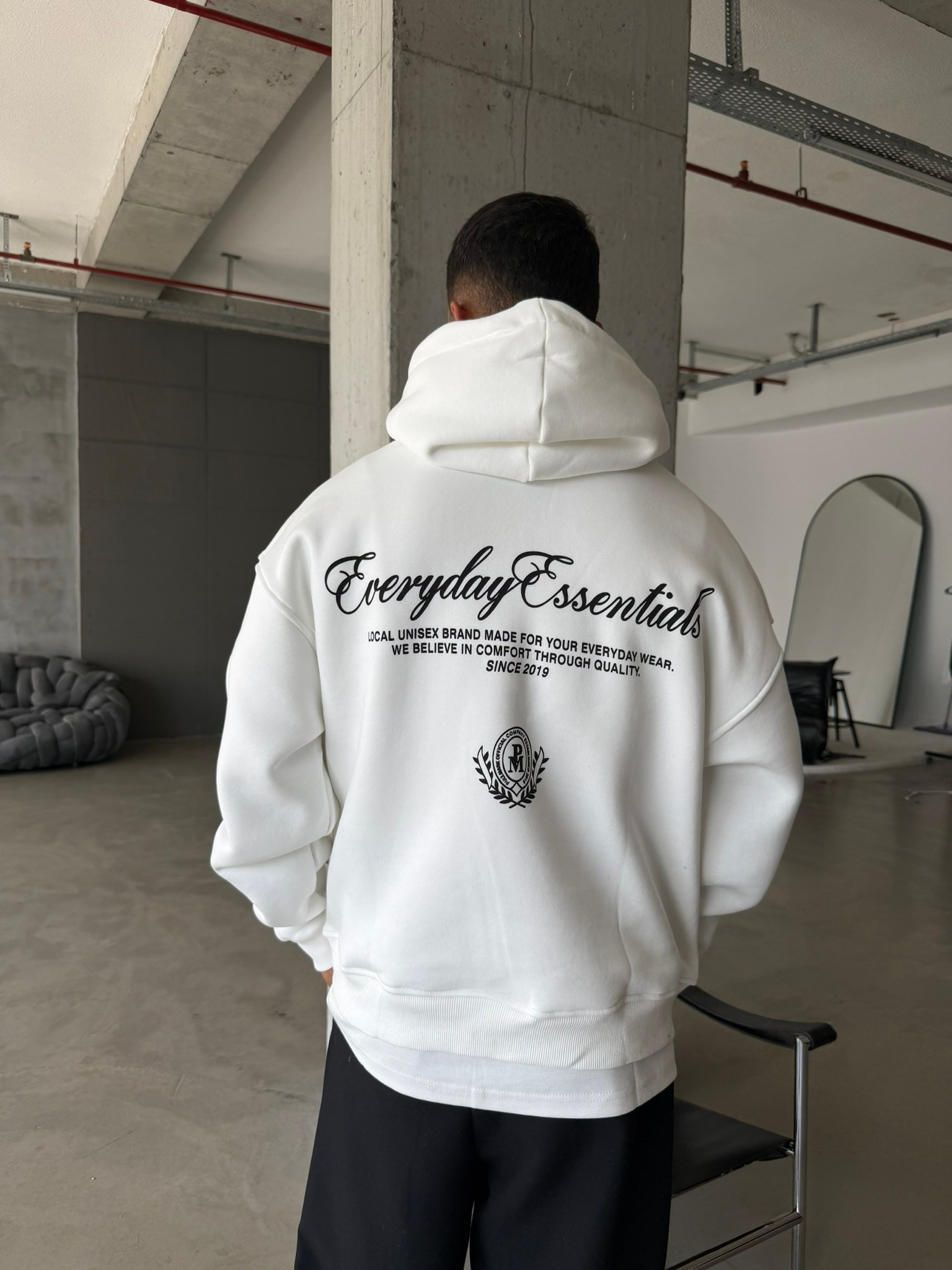 Everday Essentials Baskılı Premium Sweatshirt