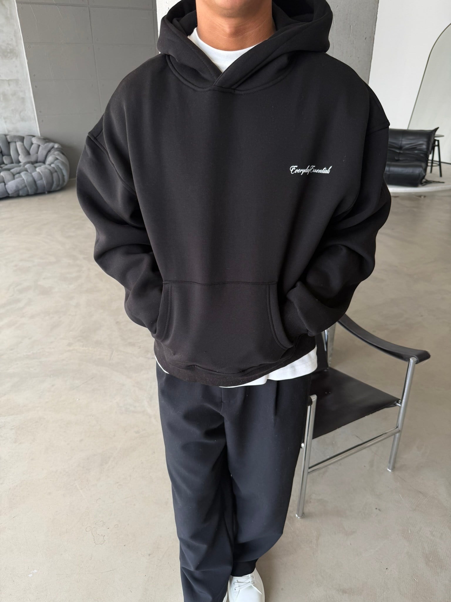 Everday Essentials Baskılı Premium Sweatshirt