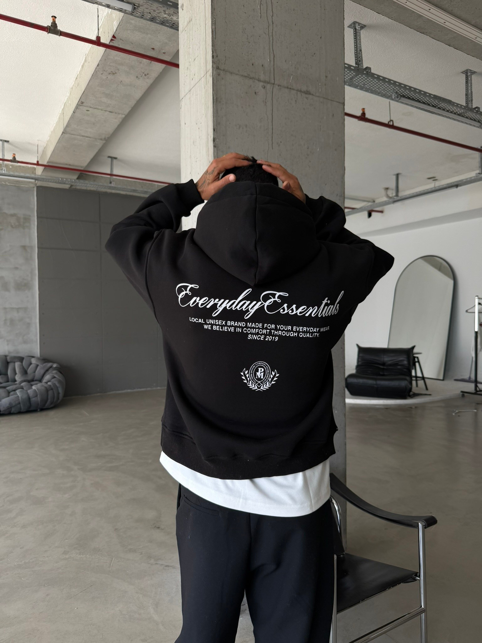 Everday Essentials Baskılı Premium Sweatshirt