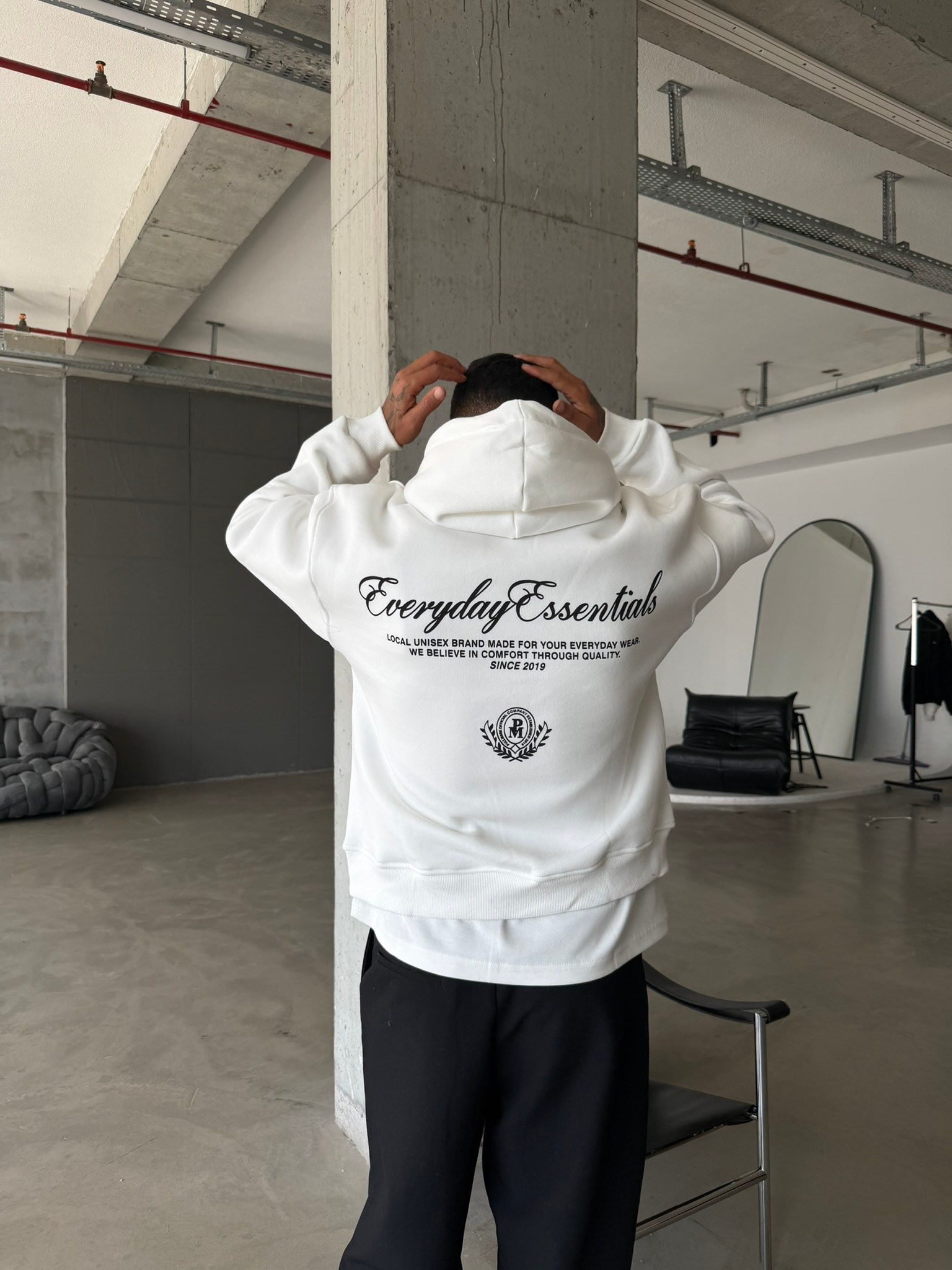 Everday Essentials Baskılı Premium Sweatshirt
