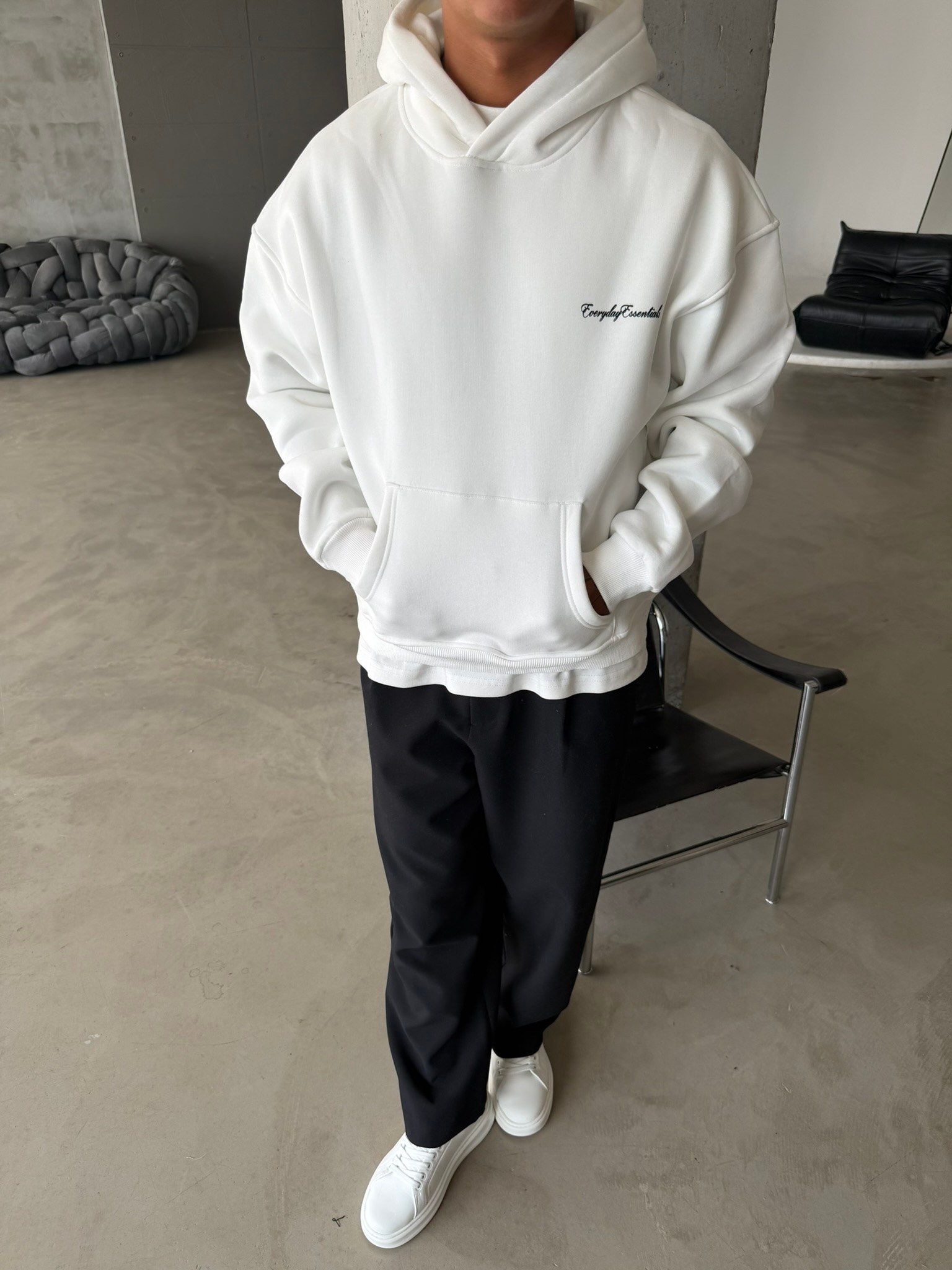 Everday Essentials Baskılı Premium Sweatshirt