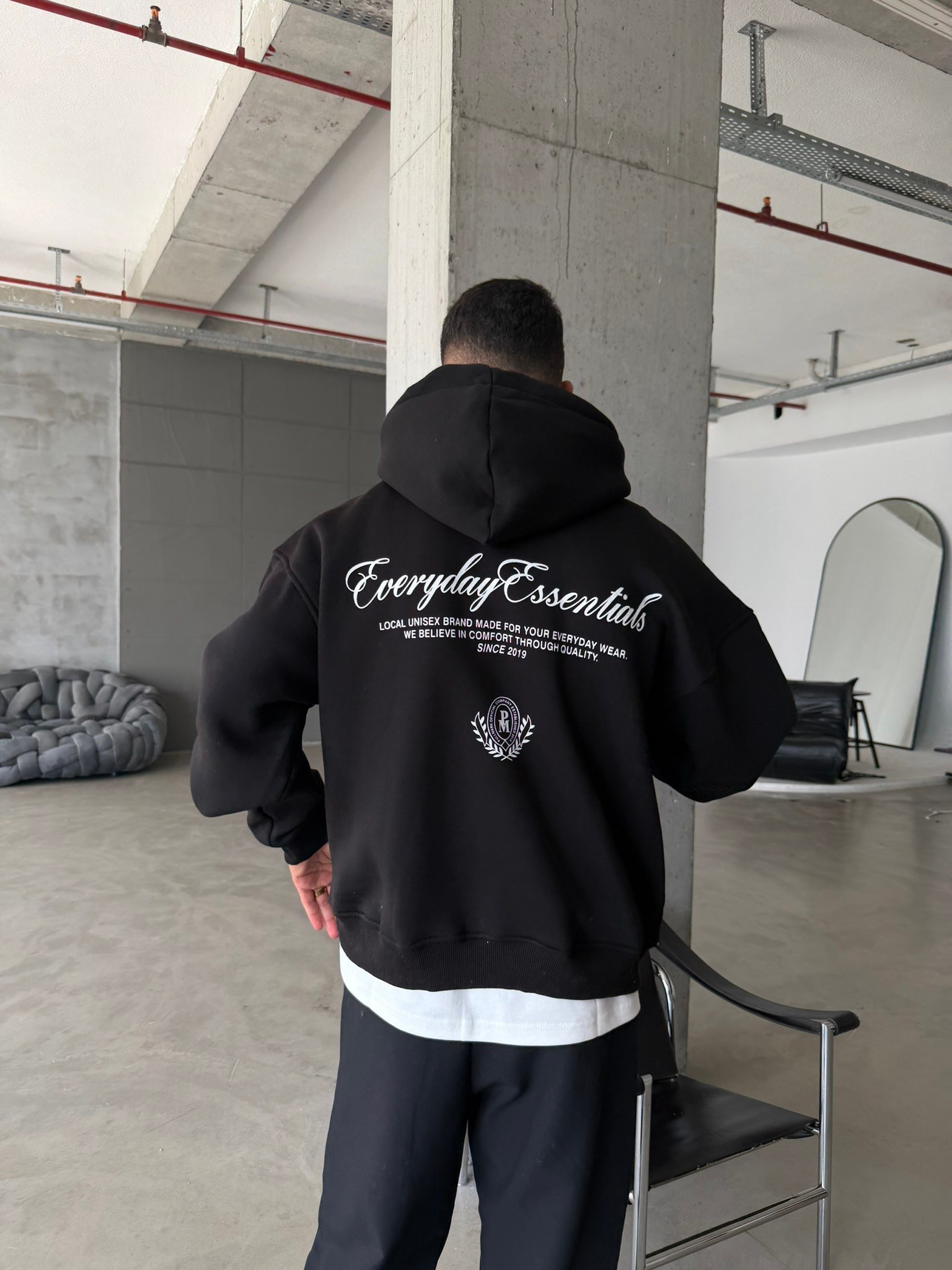 Everday Essentials Baskılı Premium Sweatshirt