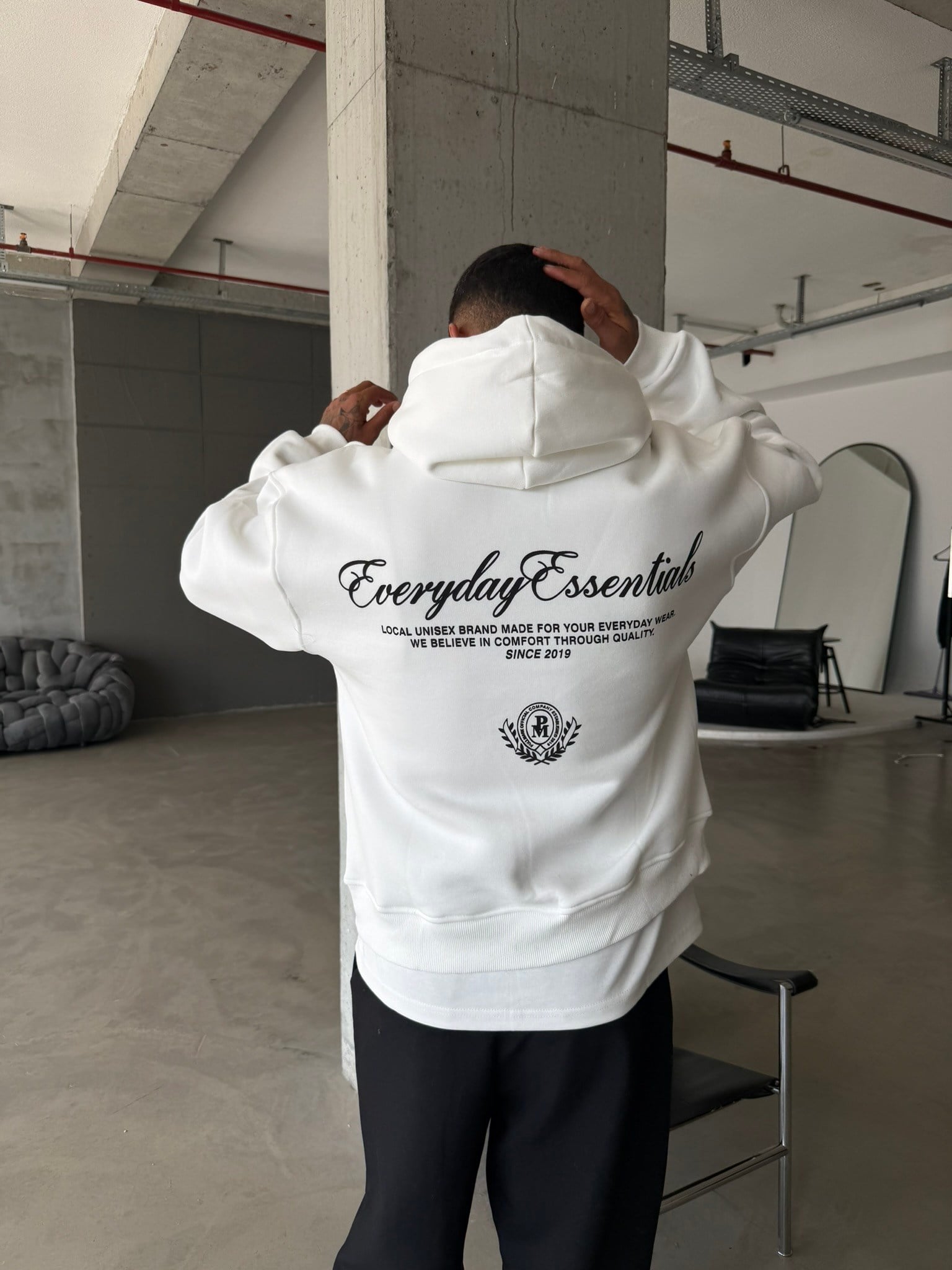 Everday Essentials Baskılı Premium Sweatshirt