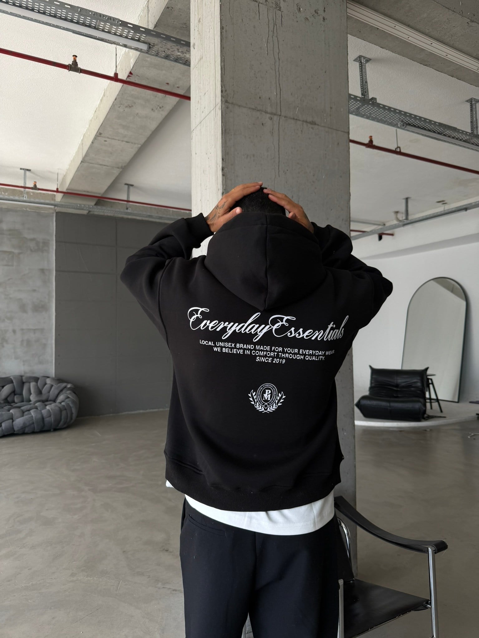 Everday Essentials Baskılı Premium Sweatshirt