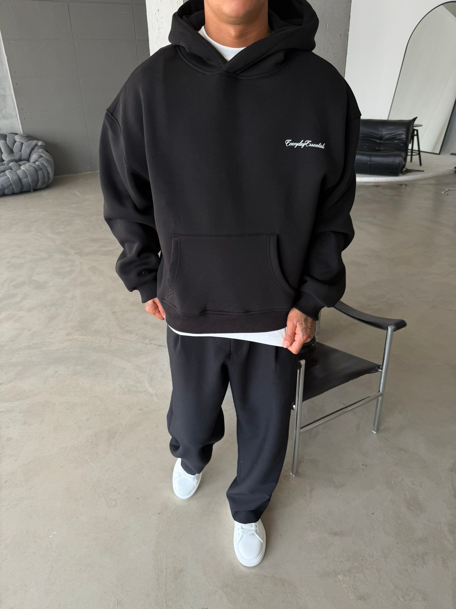 Everday Essentials Baskılı Premium Sweatshirt