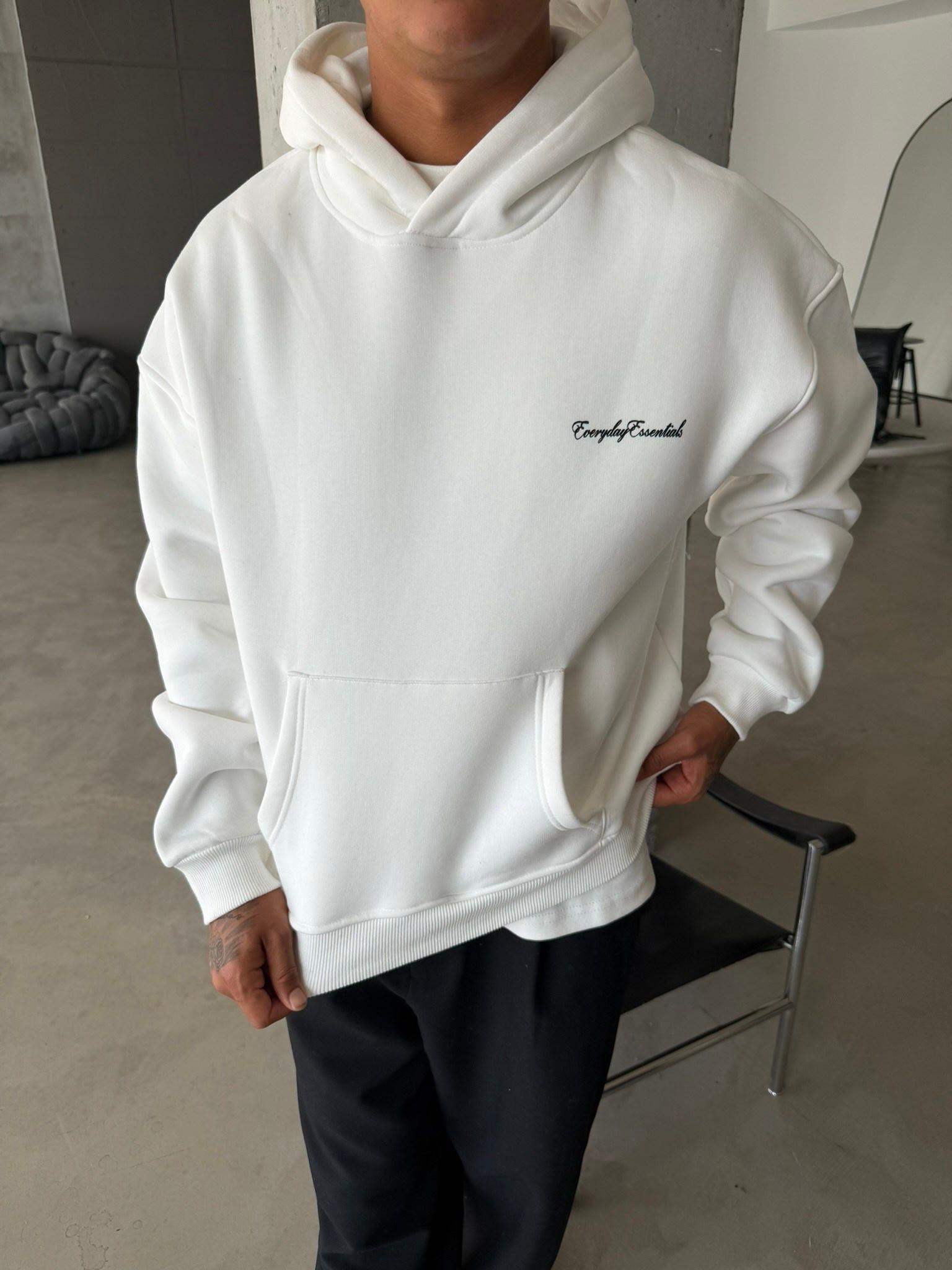 Everday Essentials Baskılı Premium Sweatshirt