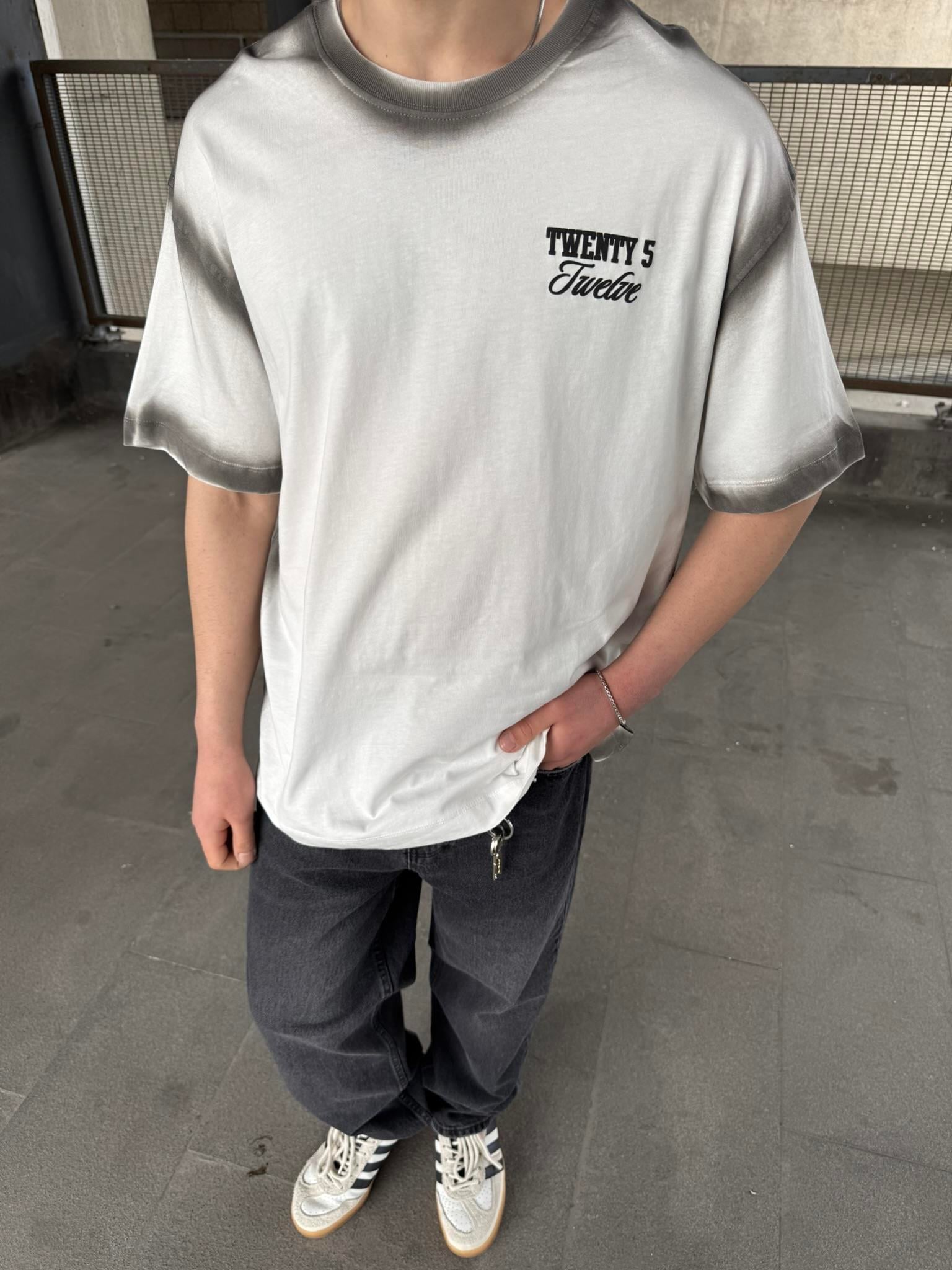 Everything  Spreyli Oversize T-Shirt  - Beyaz